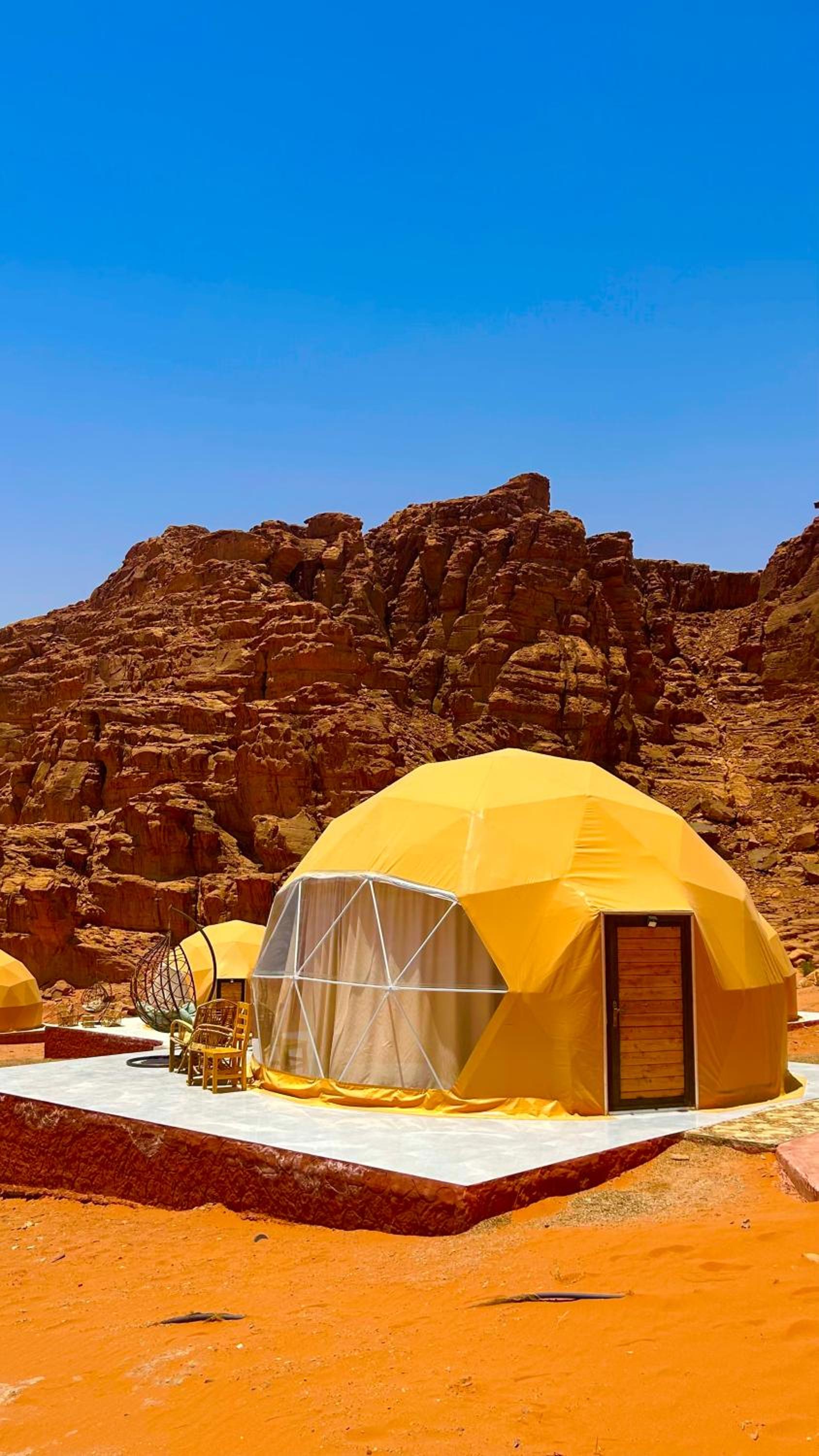 Wadi Rum Luxure desert Camp view 2