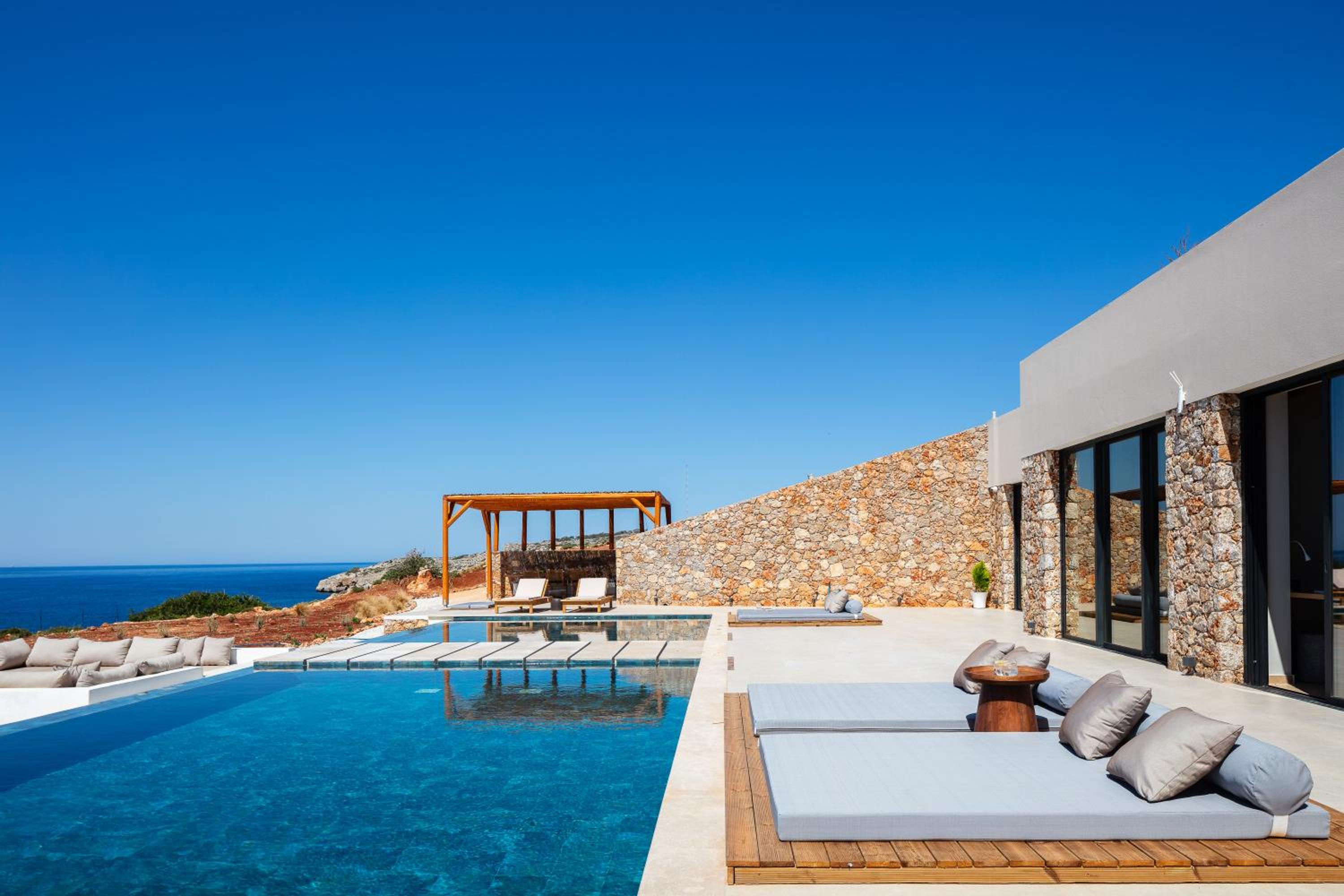 Dionysos Boutique Villa FirePit Heated Pool & Sauna view 4