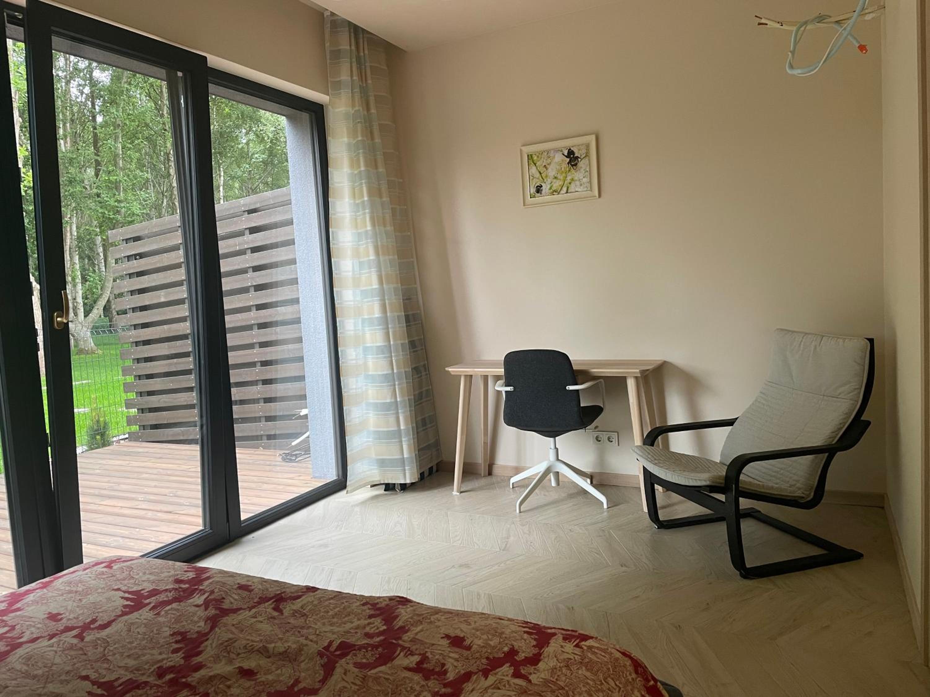 Apartamentai Monciškėse su šildomu baseinu ir terasa