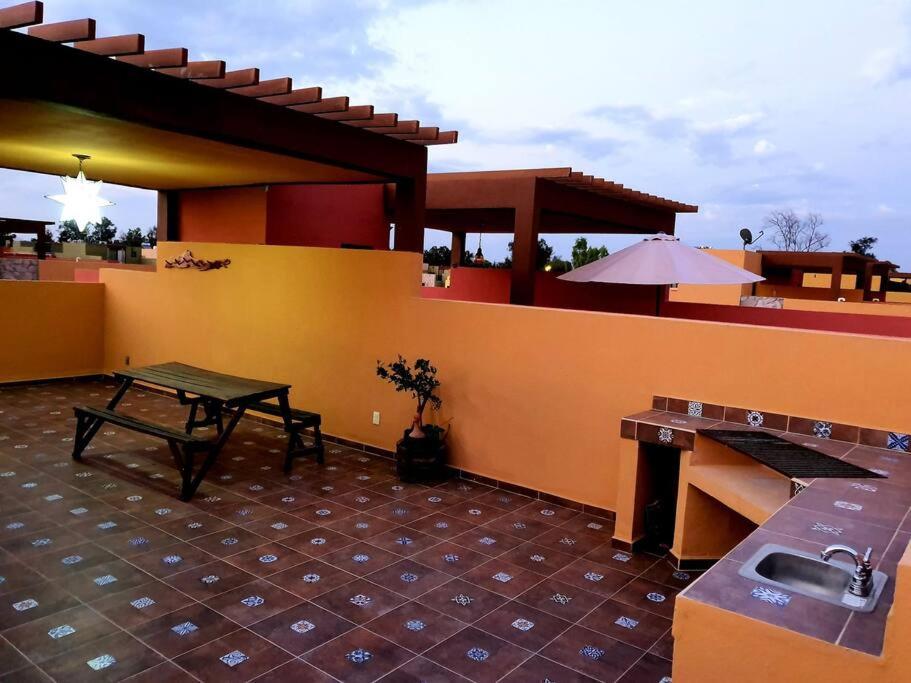 Departamento Casa Oaxaca SMA Pool Rooftgarden view 3