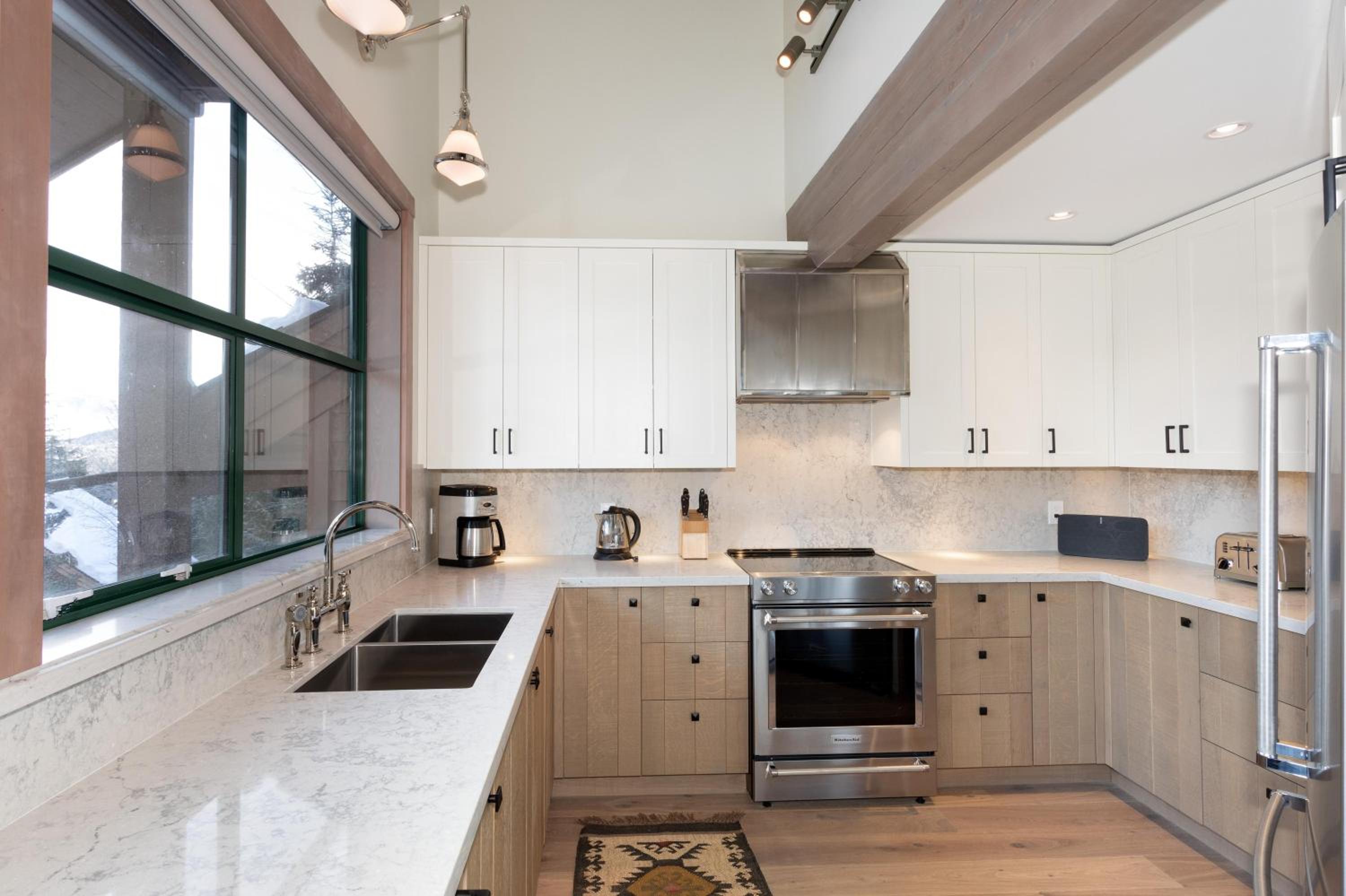 Northern Lights 27 | Luxe townhome with Private Hot Tub, Mountain Views & Media Den