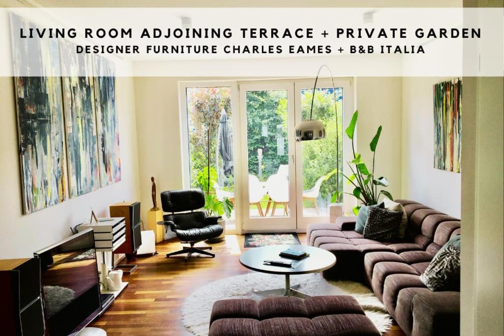 Townhouse with garden, terrace & balcony