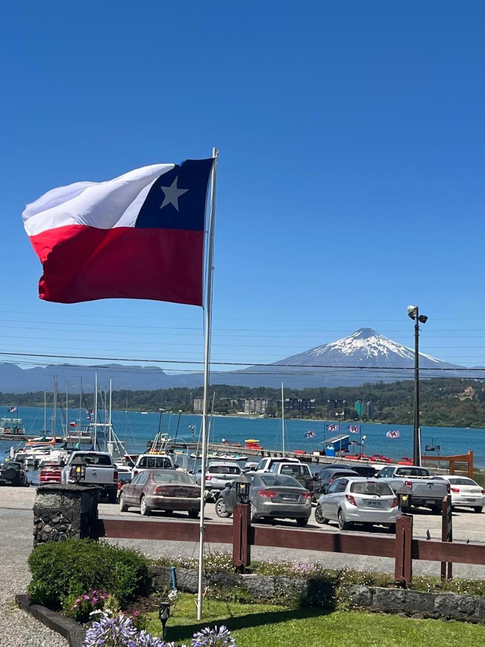 Dpto frente volcan de Villarica