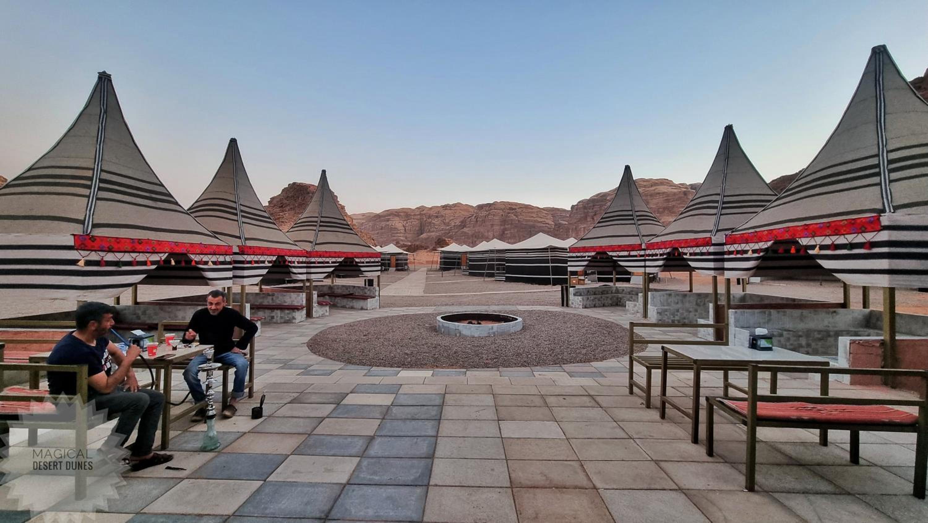 Magical desert camp view 5