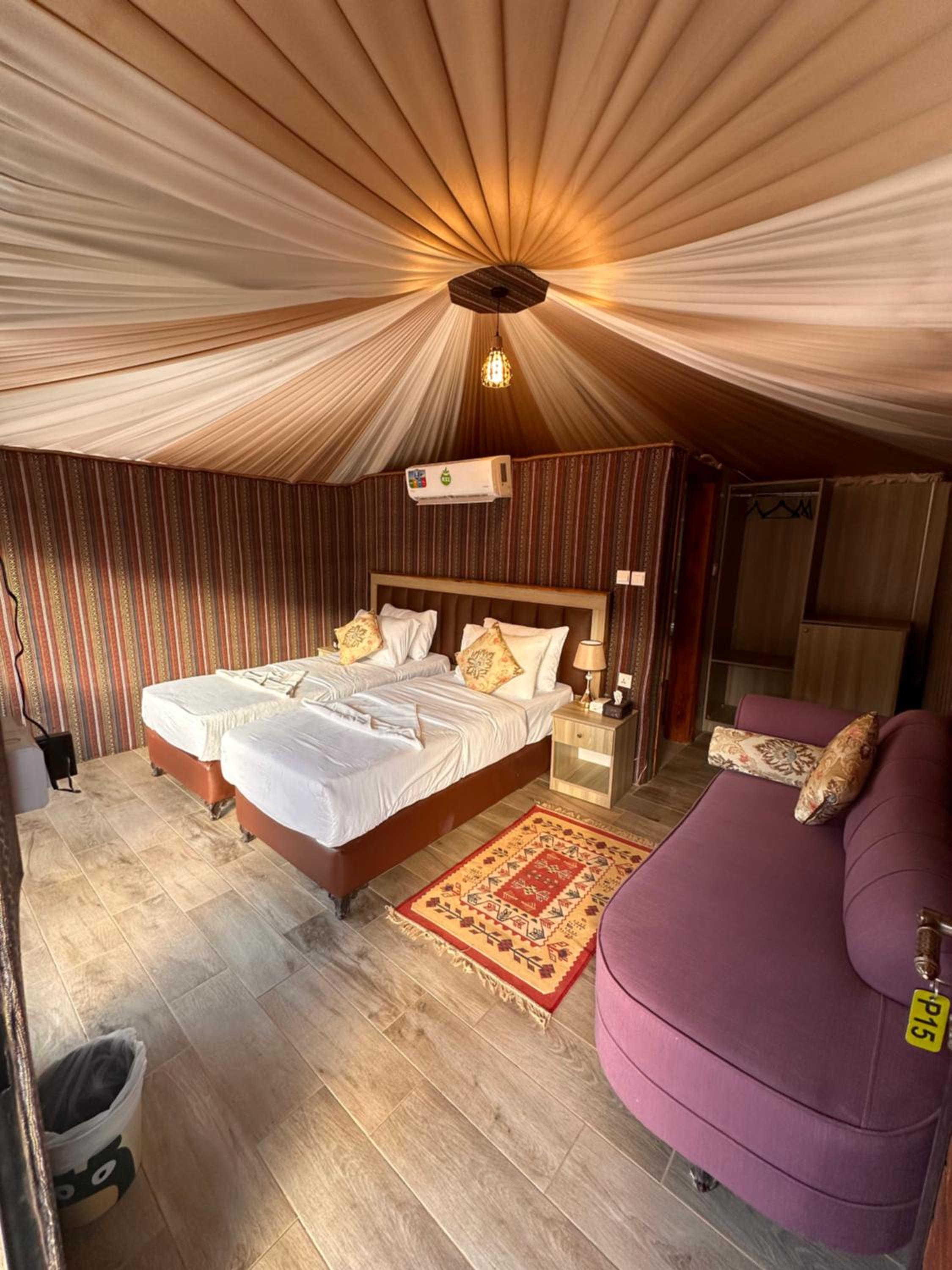 Magical desert camp view 2
