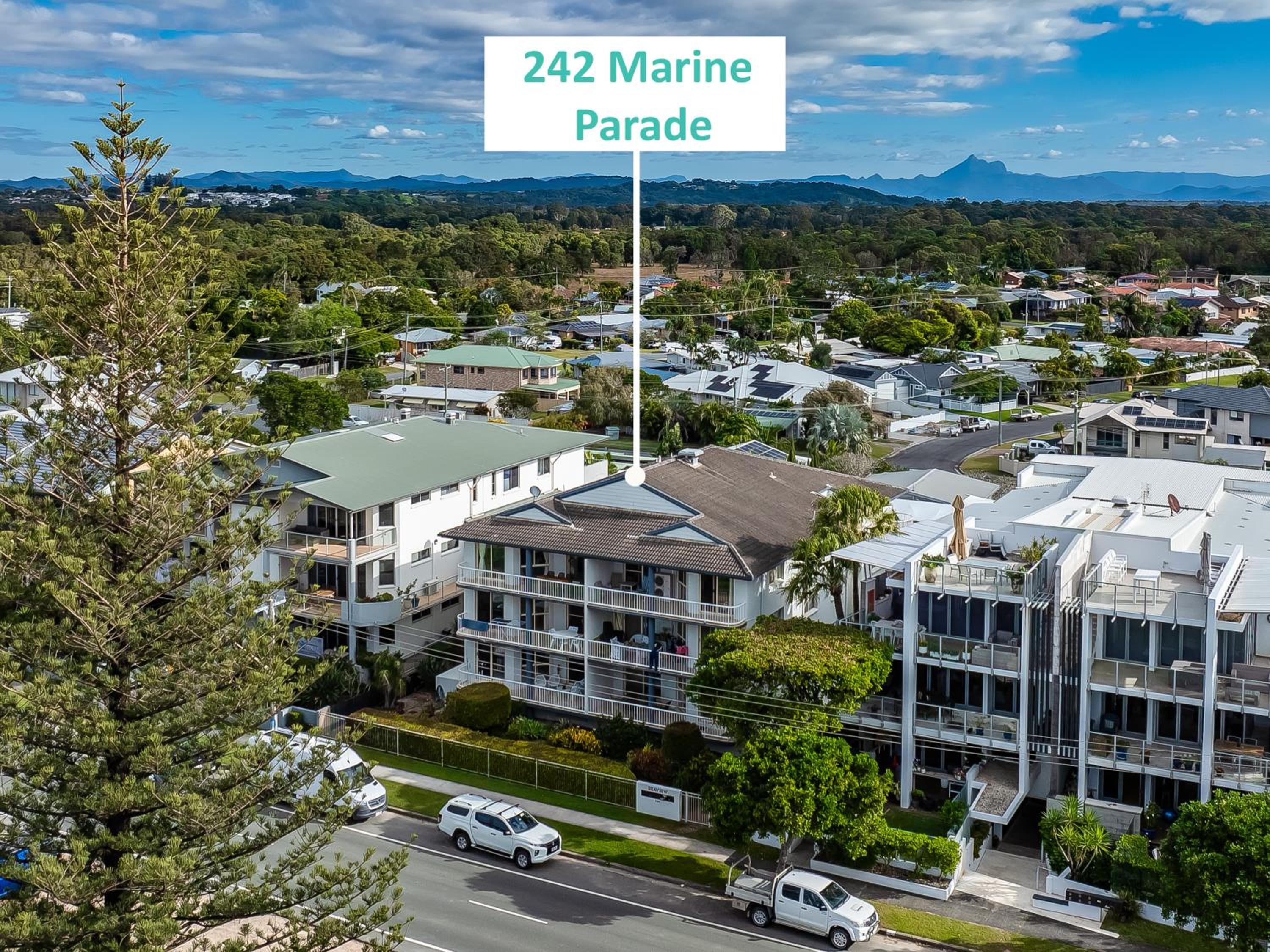 Mountain Views on Marine Parade