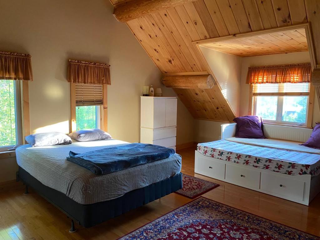 Lake side escape (log home)