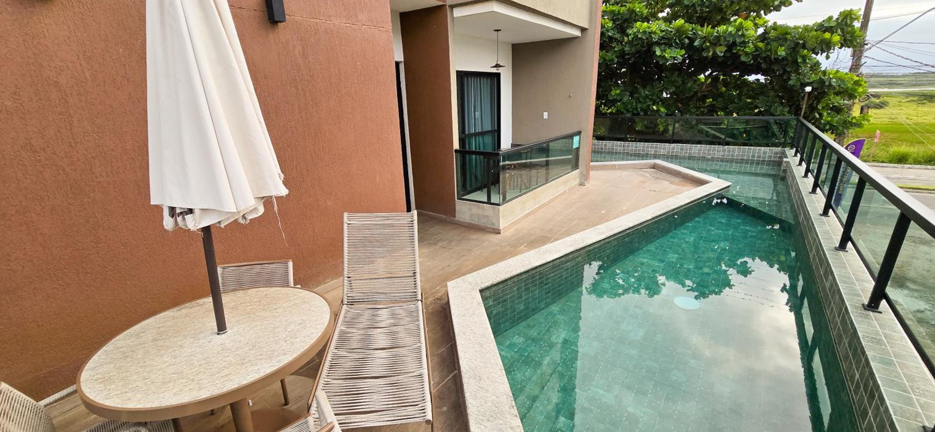 Flat Luxo 100m da Praia, piscina, sauna