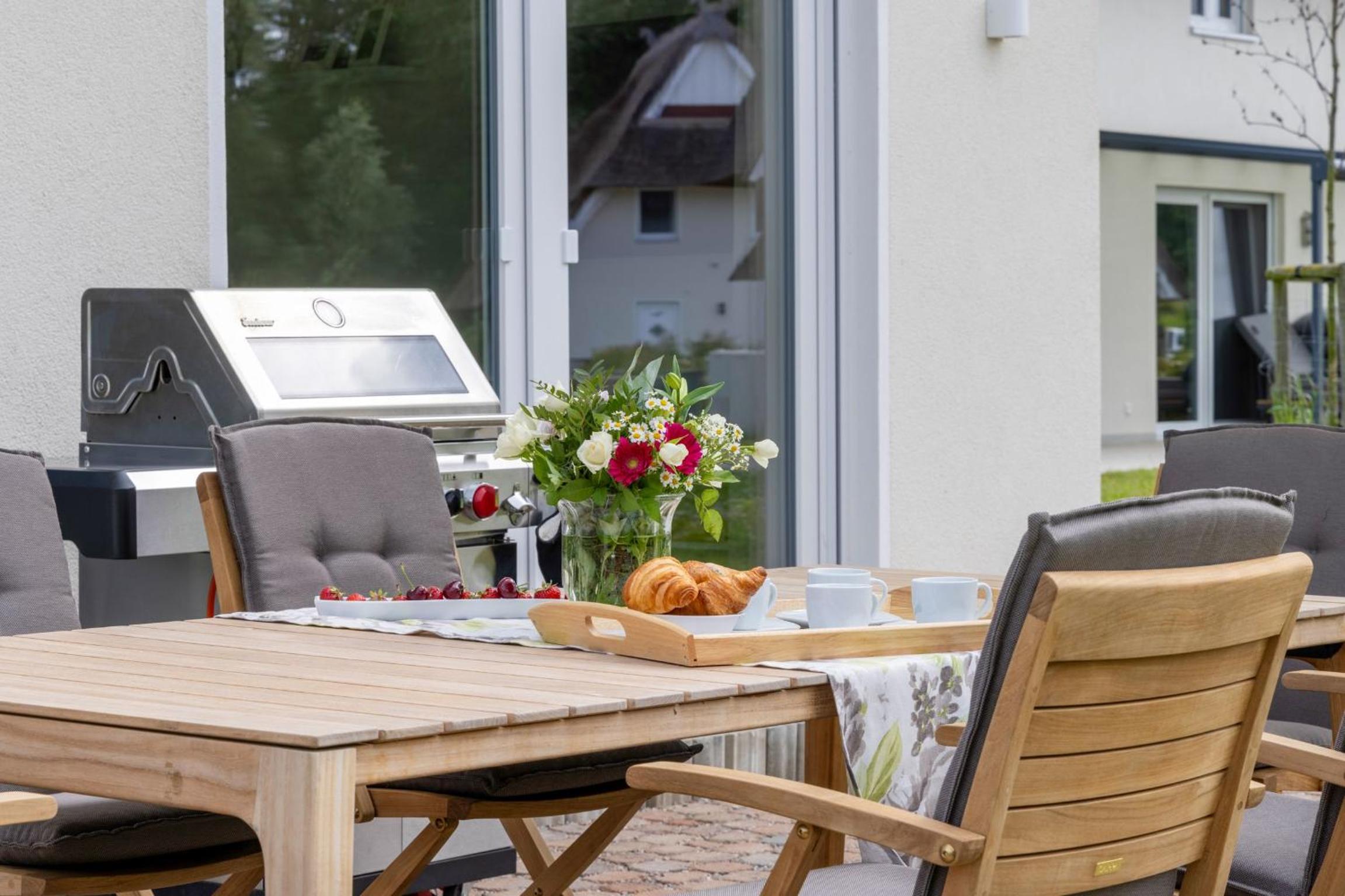 Reethaus Elisa mit Sauna, Kamin und Garten