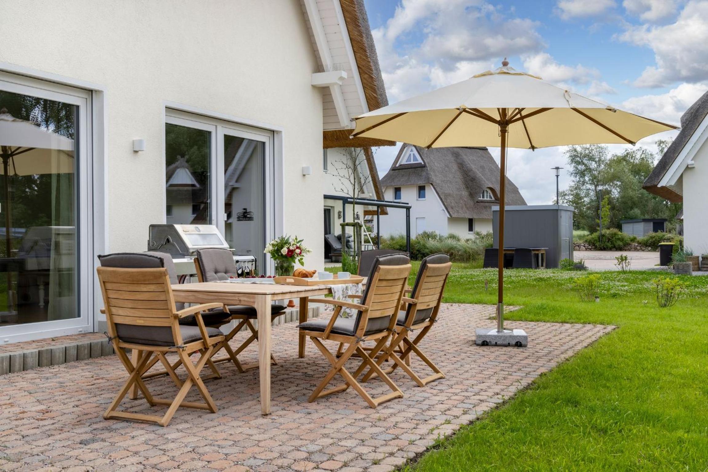 Reethaus Elisa mit Sauna, Kamin und Garten