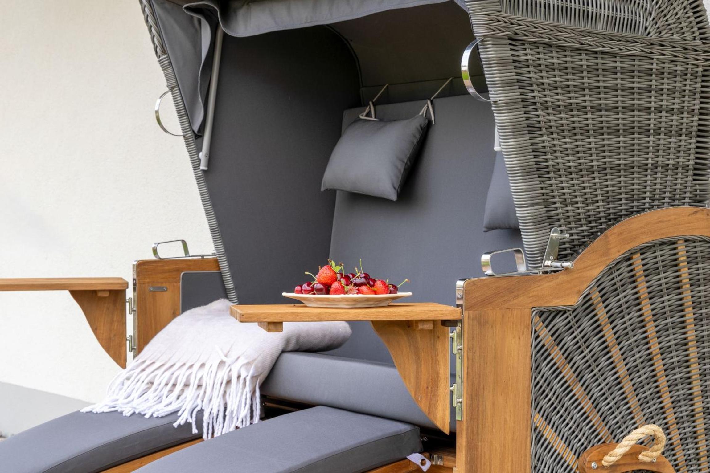 Reethaus Elisa mit Sauna, Kamin und Garten