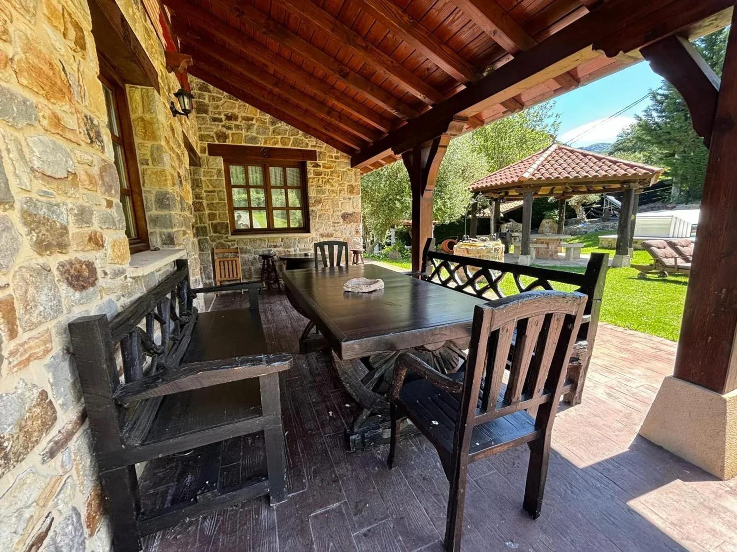 Spacious villa in Bizkaia with private pool and fireplace