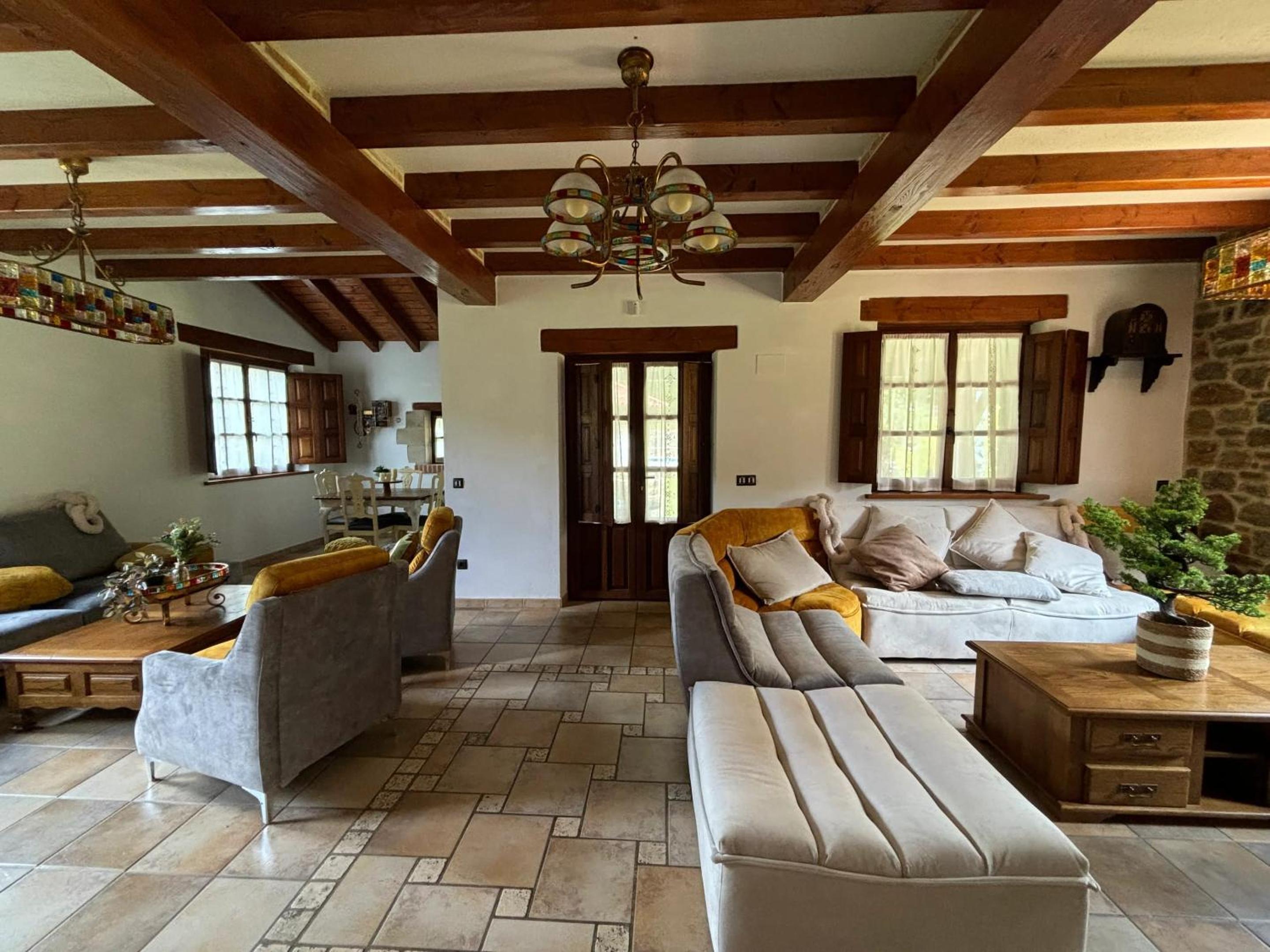 Spacious villa in Bizkaia with private pool and fireplace