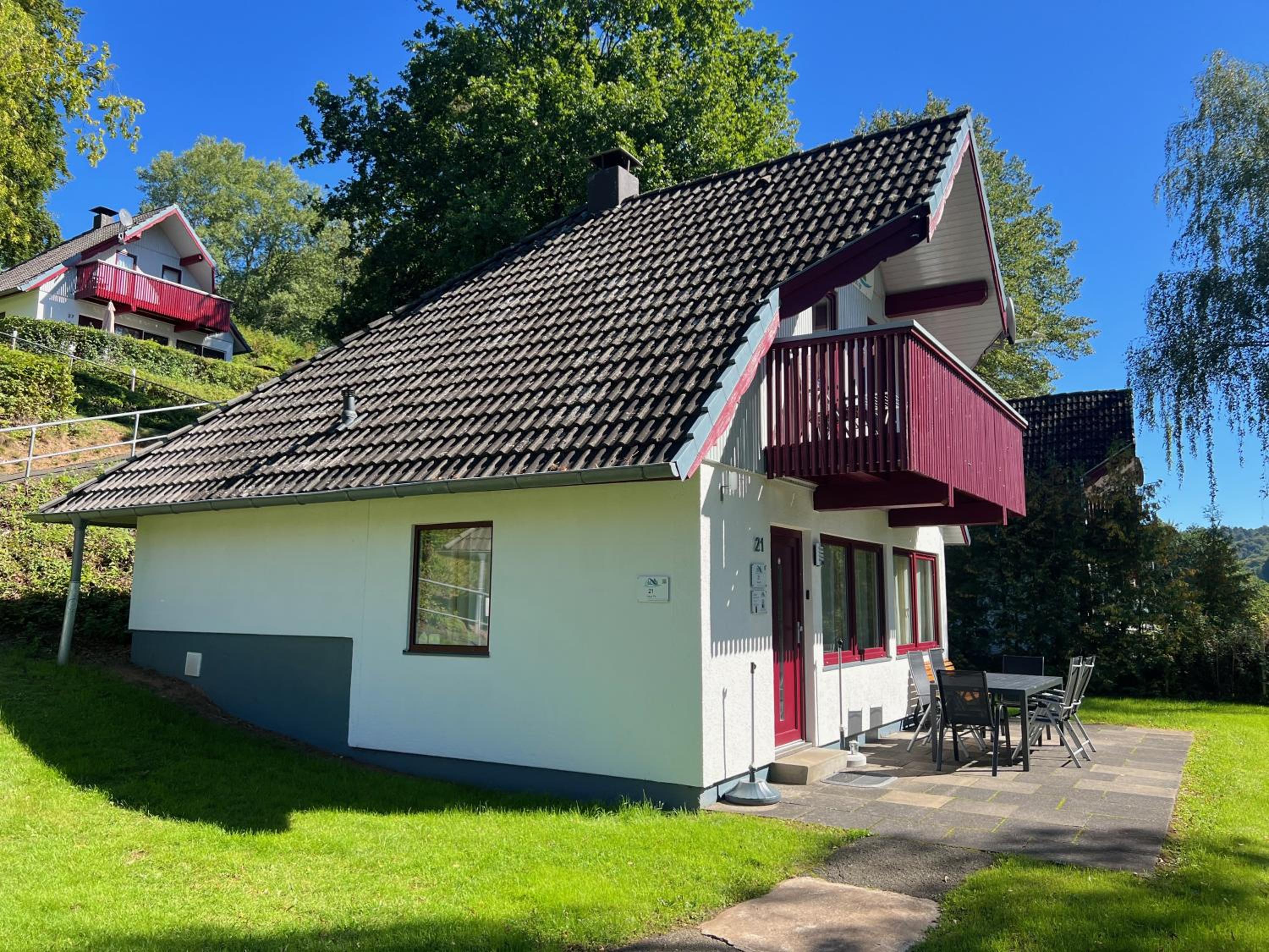 Ferienhaus 21 mit Seeblick und Garten bis 6 Personen