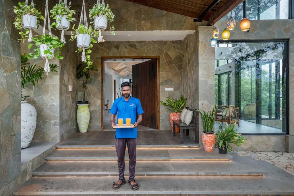 SaffronStays Sonnet - 4BR veg pool villa with grand piano, theater, lawn & mountain views near Mumbai