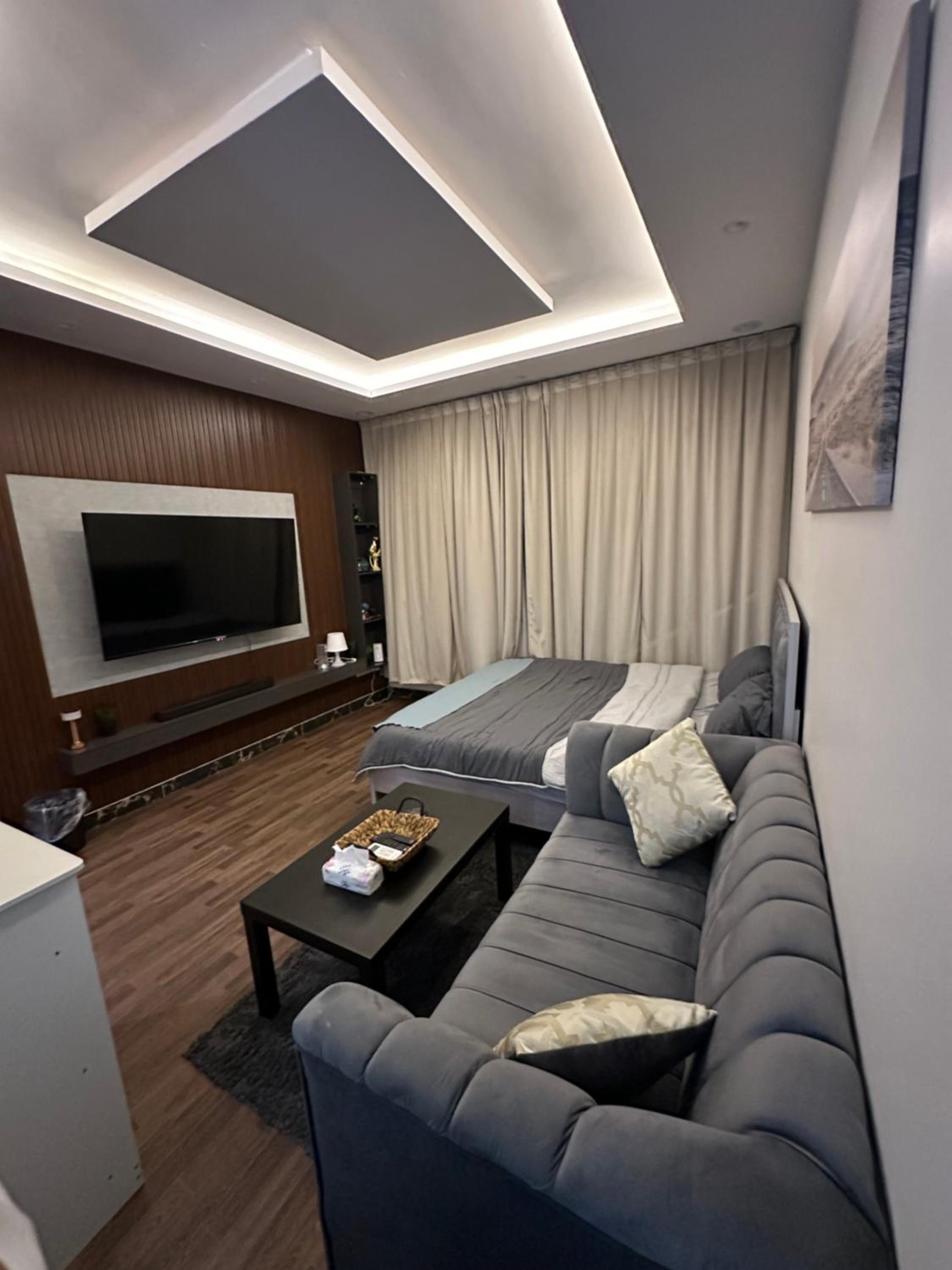 Studio with smart entry