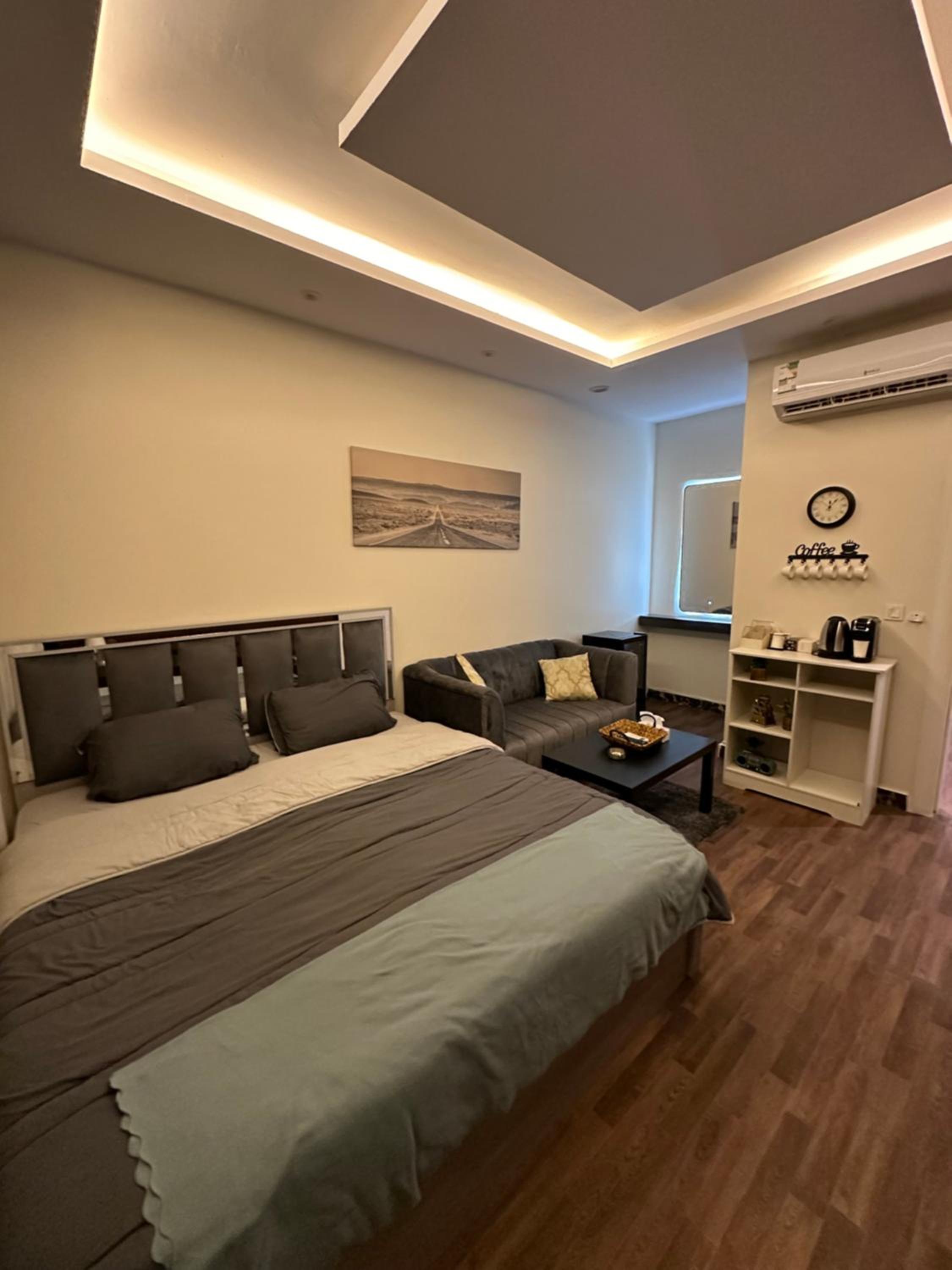 Studio with smart entry