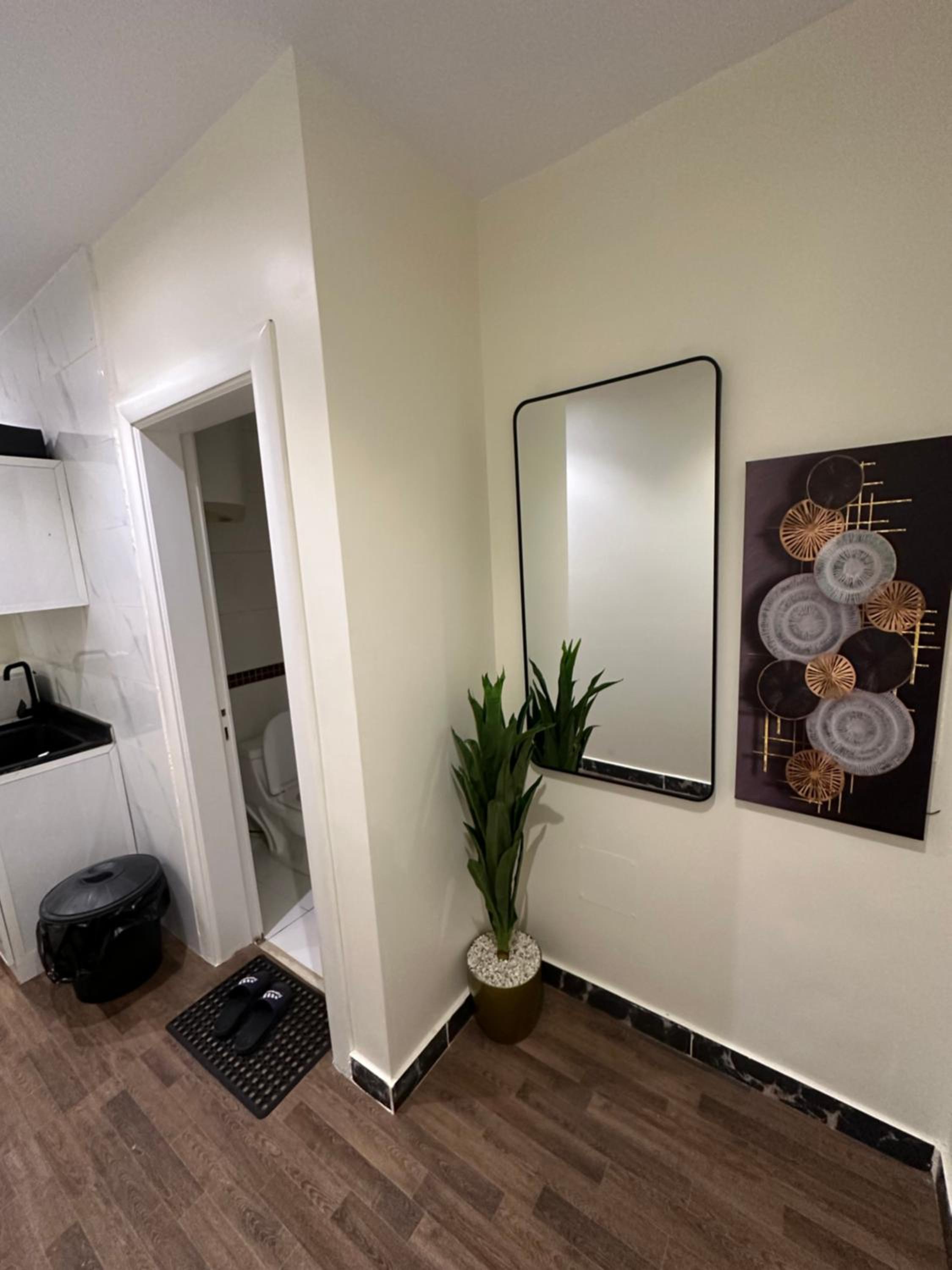 Studio with smart entry