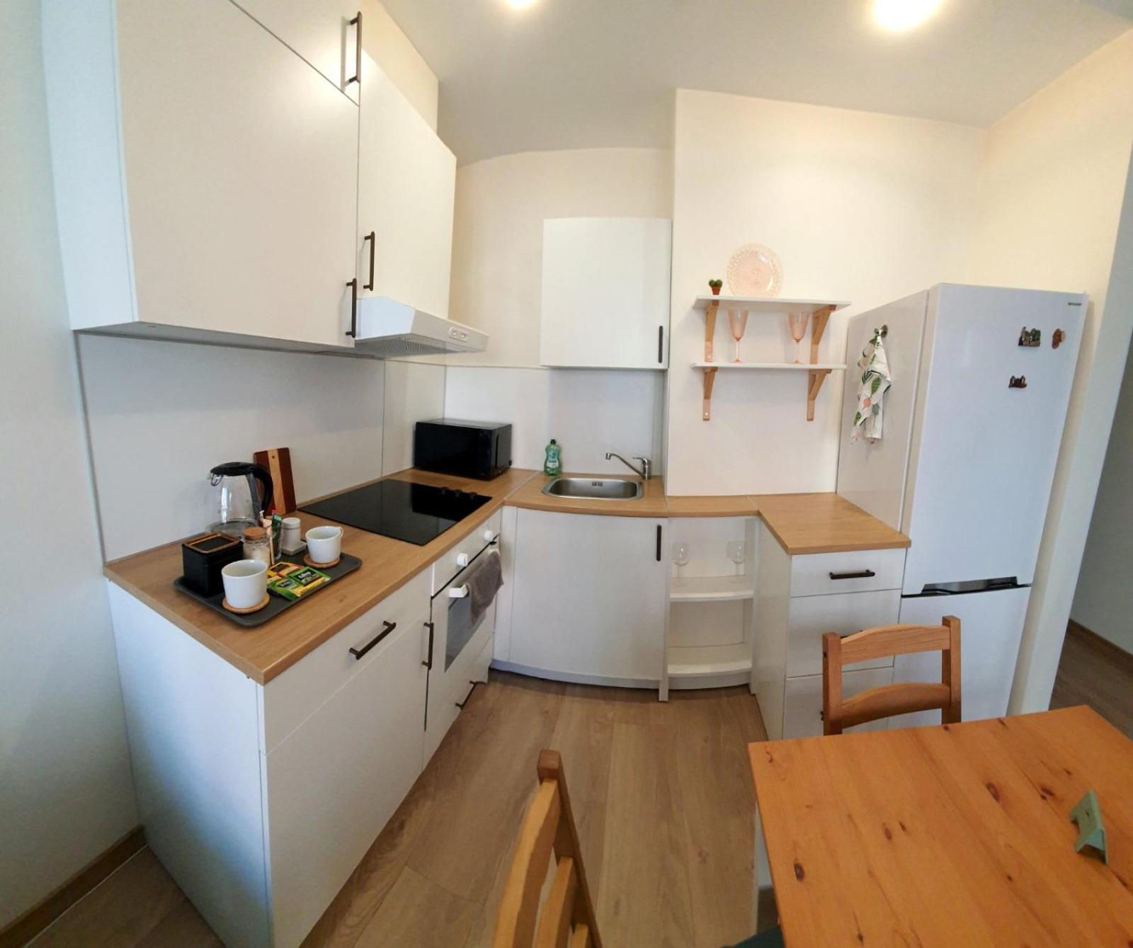 Modern apartments in a new building view 4