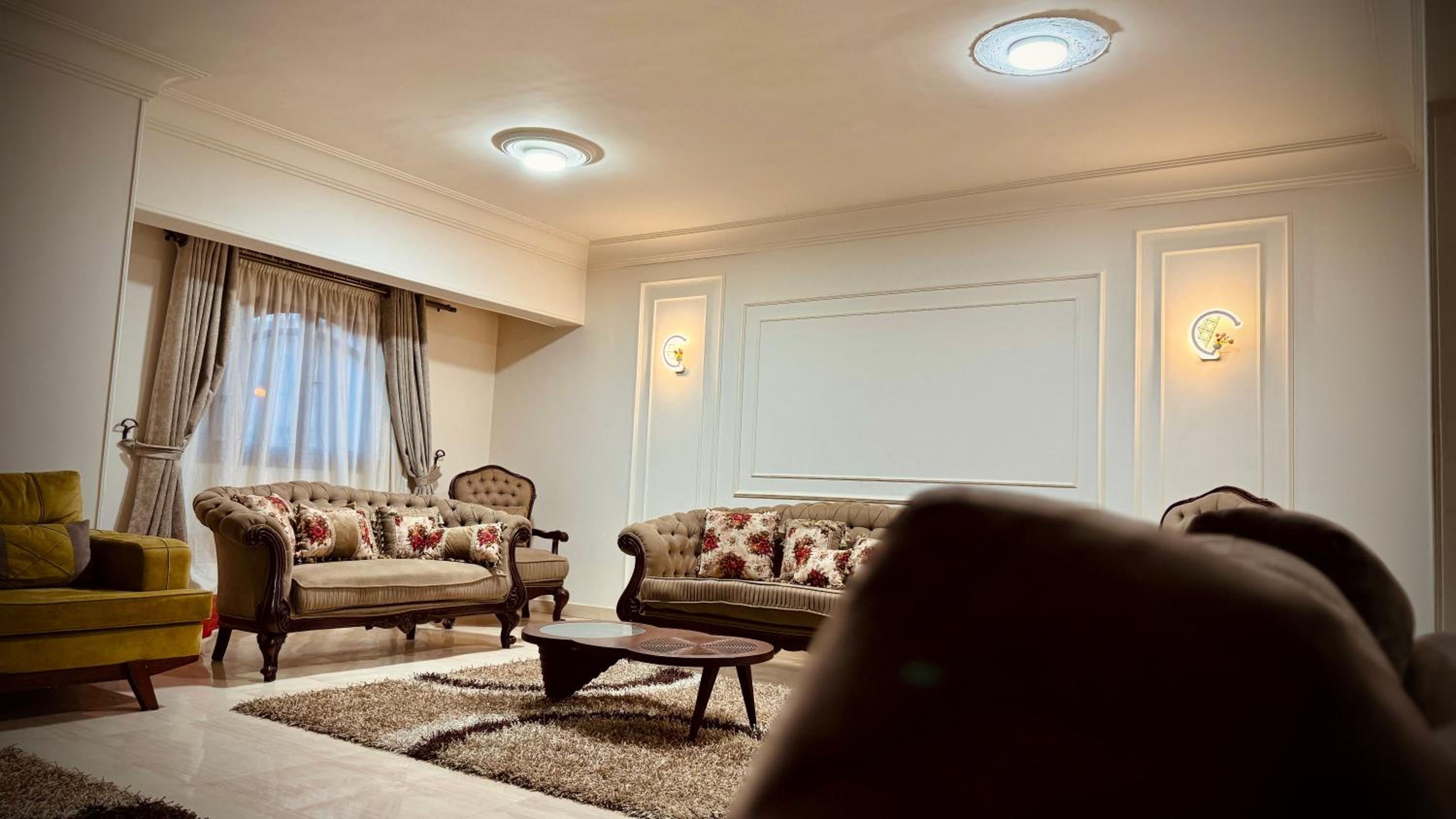 Elegant 3 Rooms Apartment in Private Villa in New Cairo