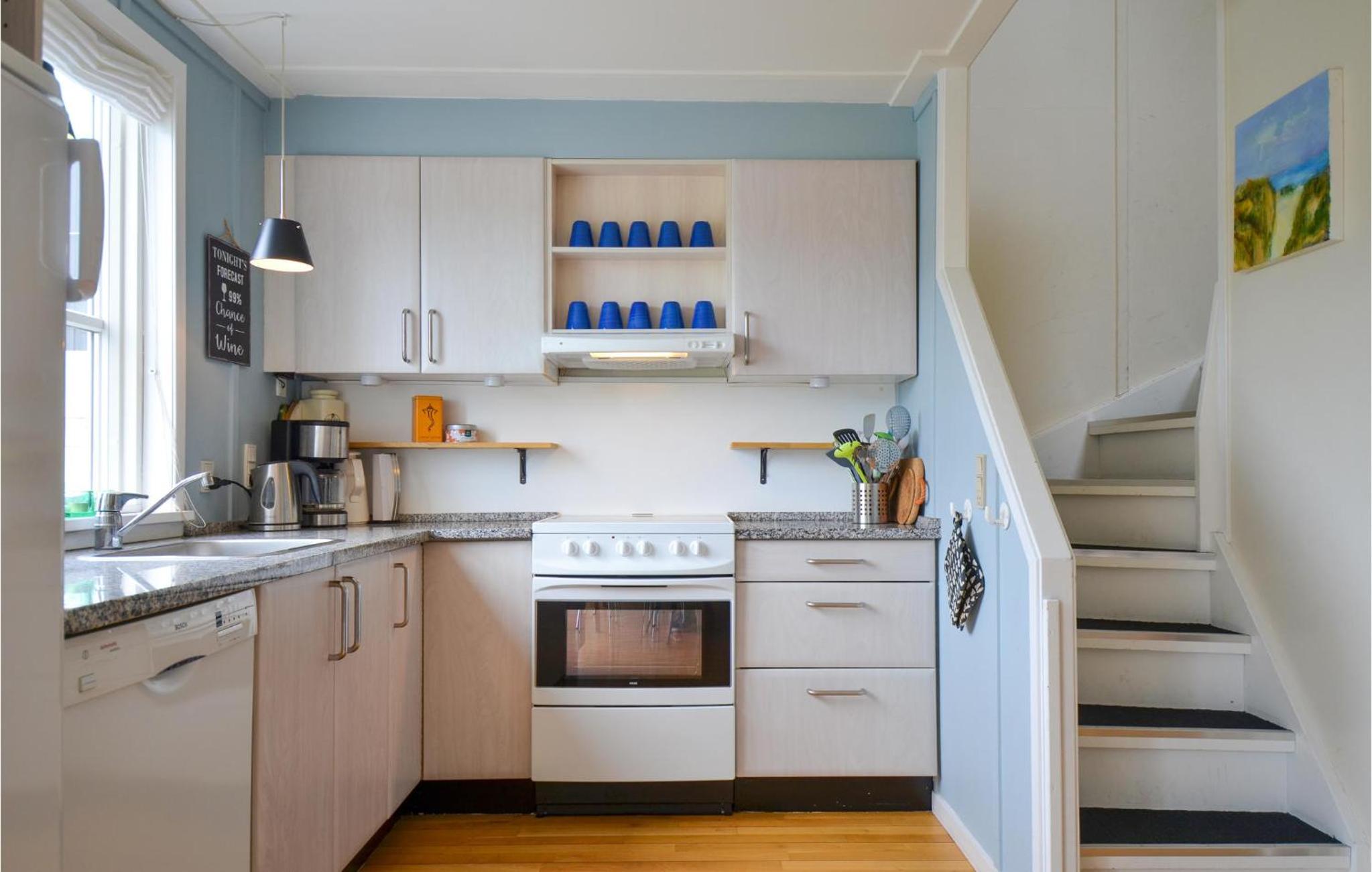 Beach Front Home In Ebeltoft With Kitchen