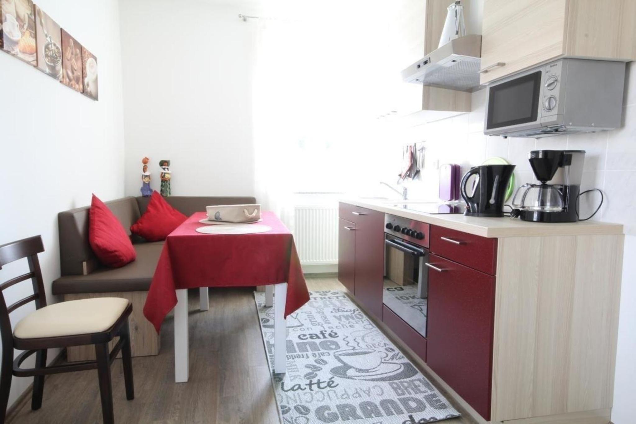 Ferienwohnung in FürstenbergHavel mit Terrasse, Grill und Garten und Seeblick