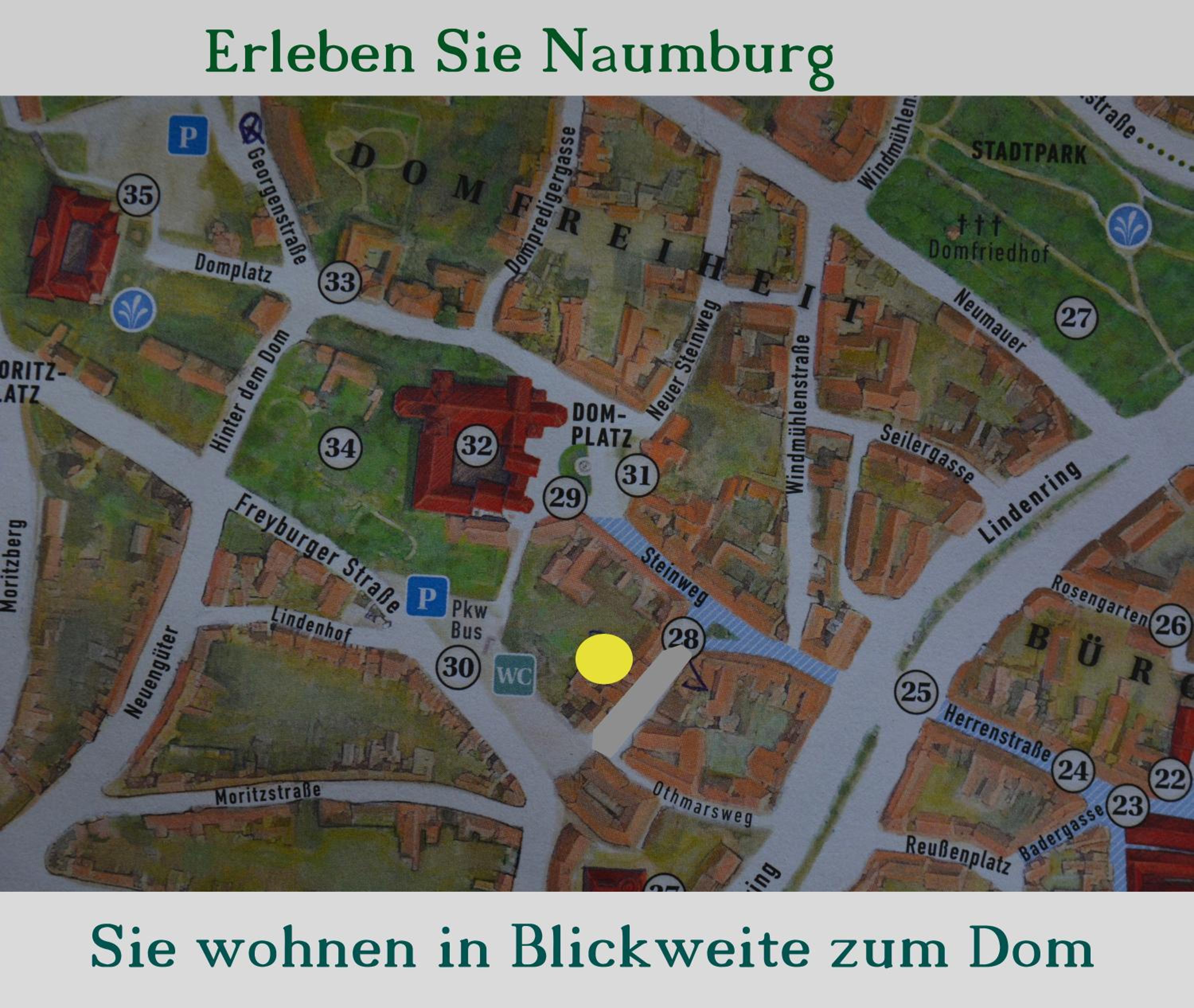Im Herzen der Altstadt von Naumburg-Saale