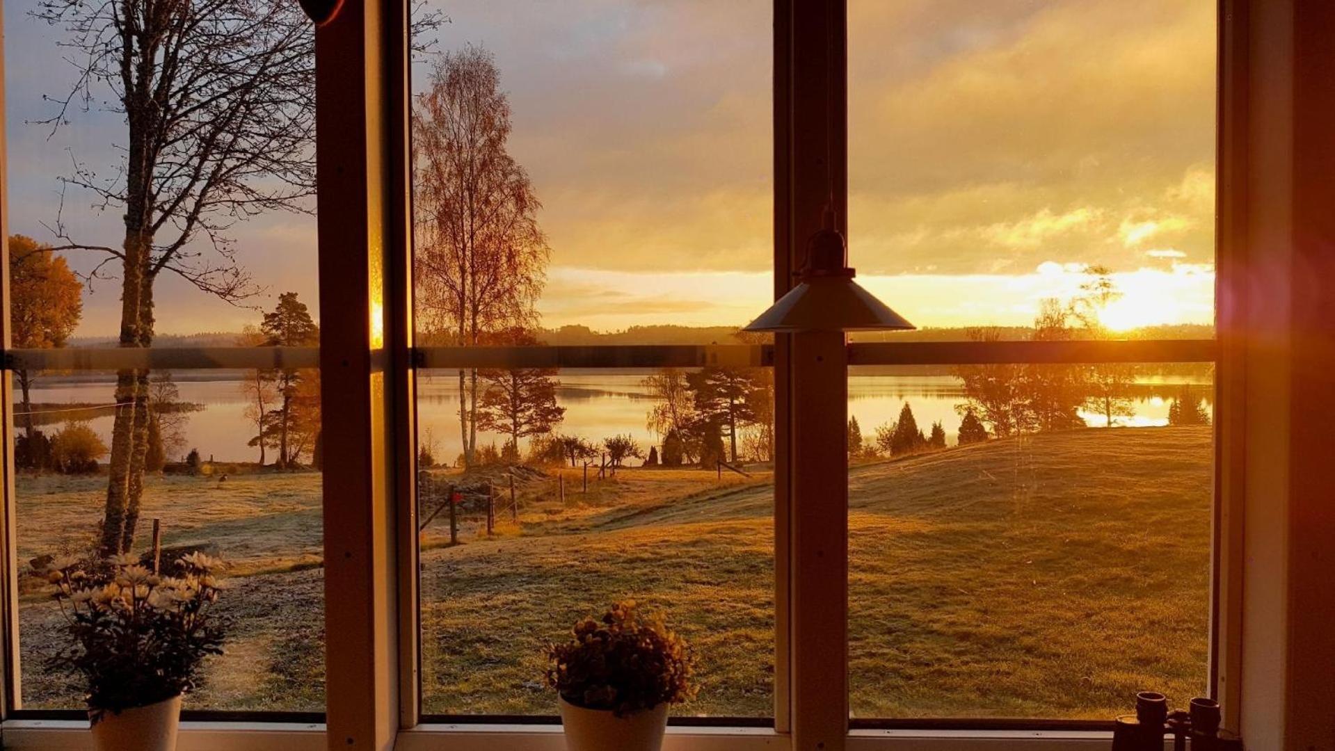 Haus mit toller Aussicht an einem schönen See