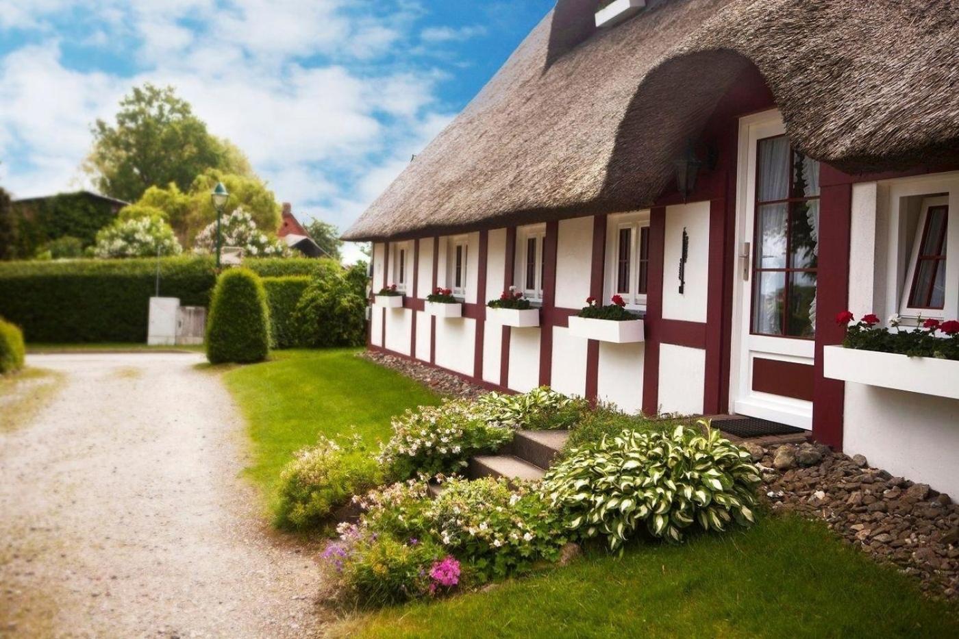 Ferienwohnung mit Terrasse im Obergeschoss
