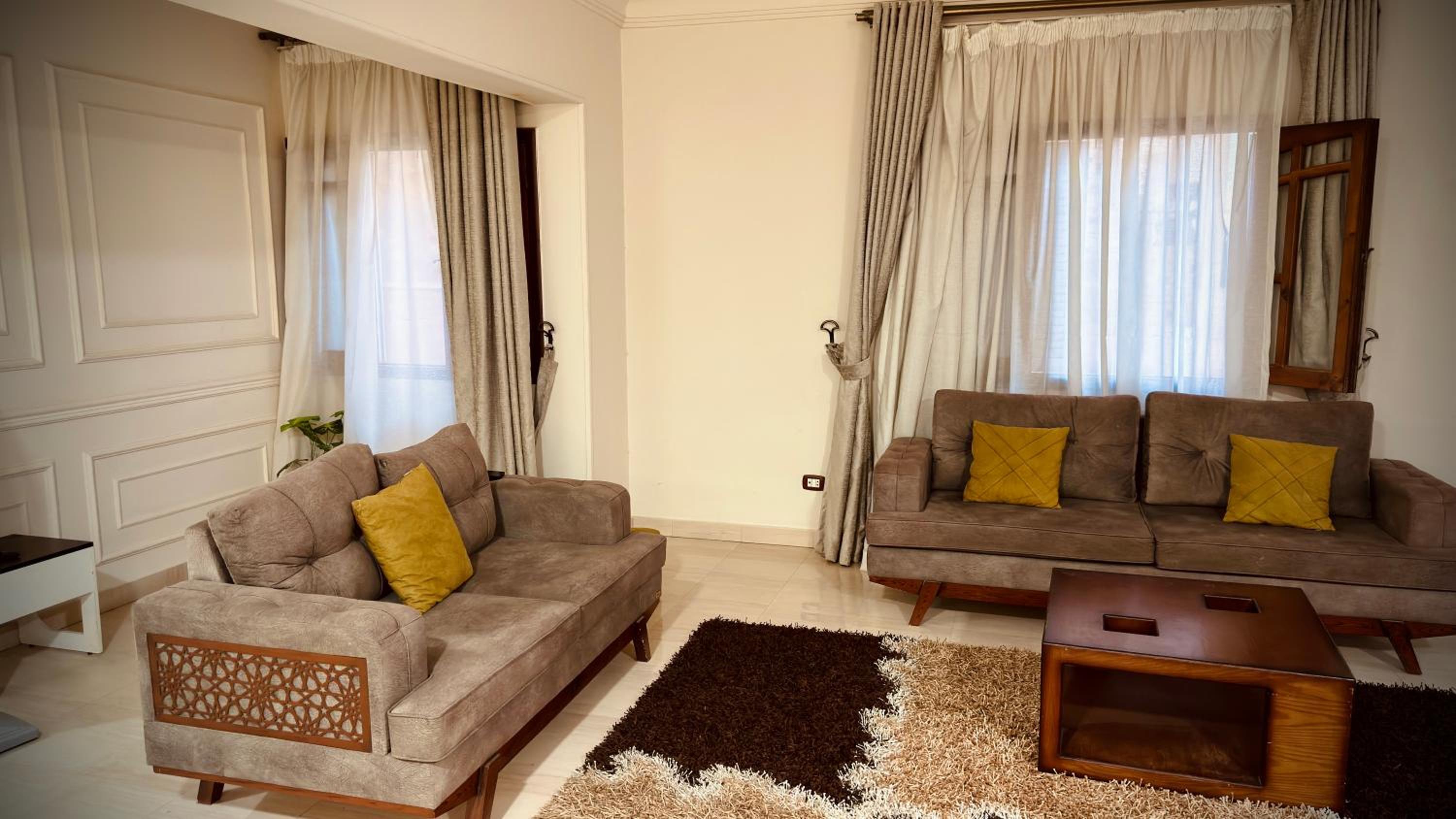 Elegant 3 Rooms Apartment in Private Villa in New Cairo