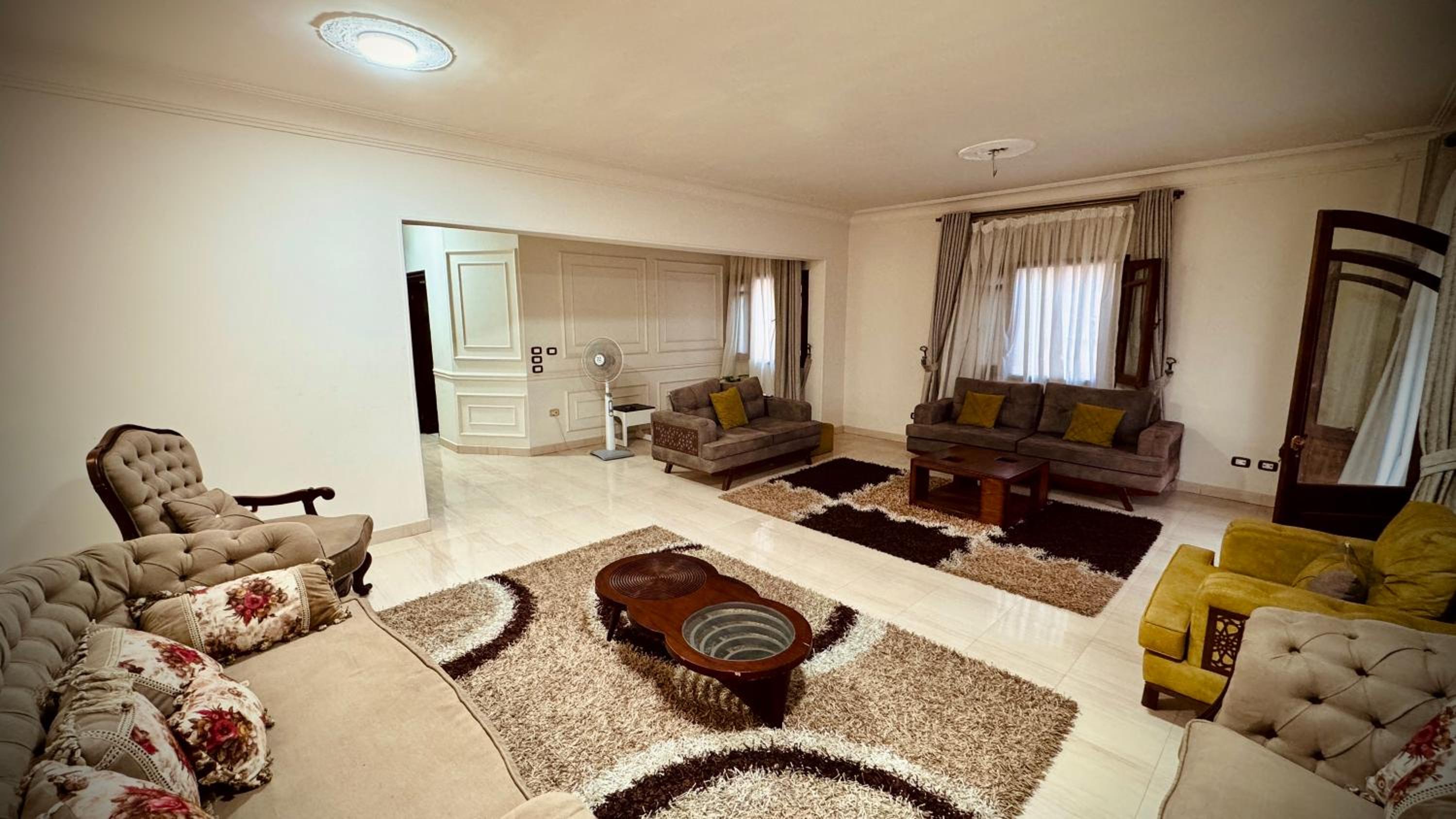 Elegant 3 Rooms Apartment in Private Villa in New Cairo