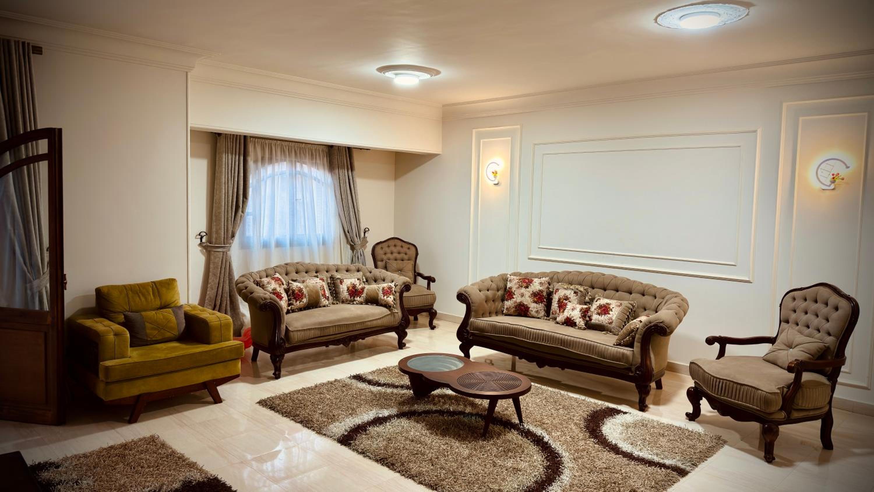 Elegant 3 Rooms Apartment in Private Villa in New Cairo
