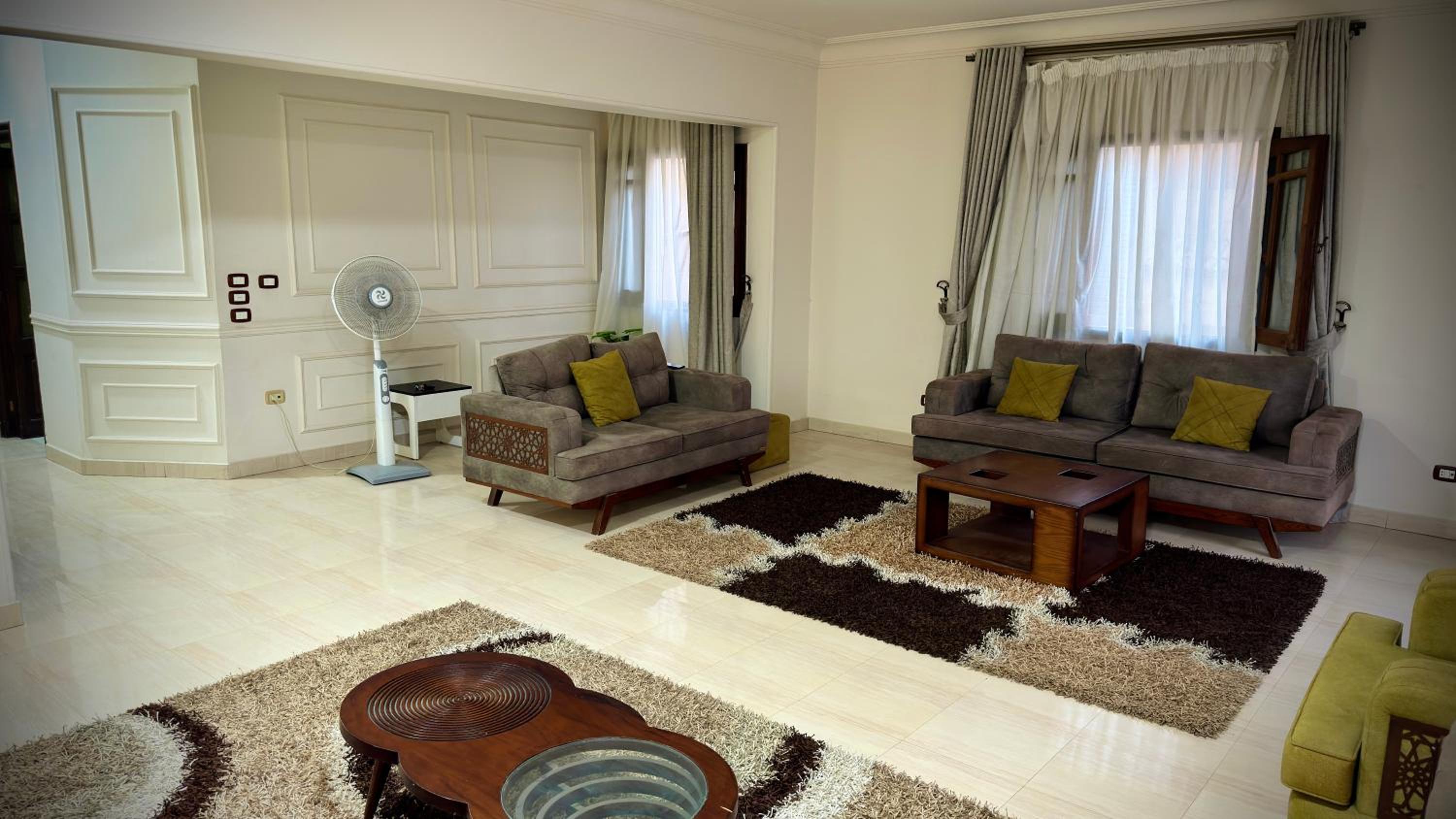 Elegant 3 Rooms Apartment in Private Villa in New Cairo