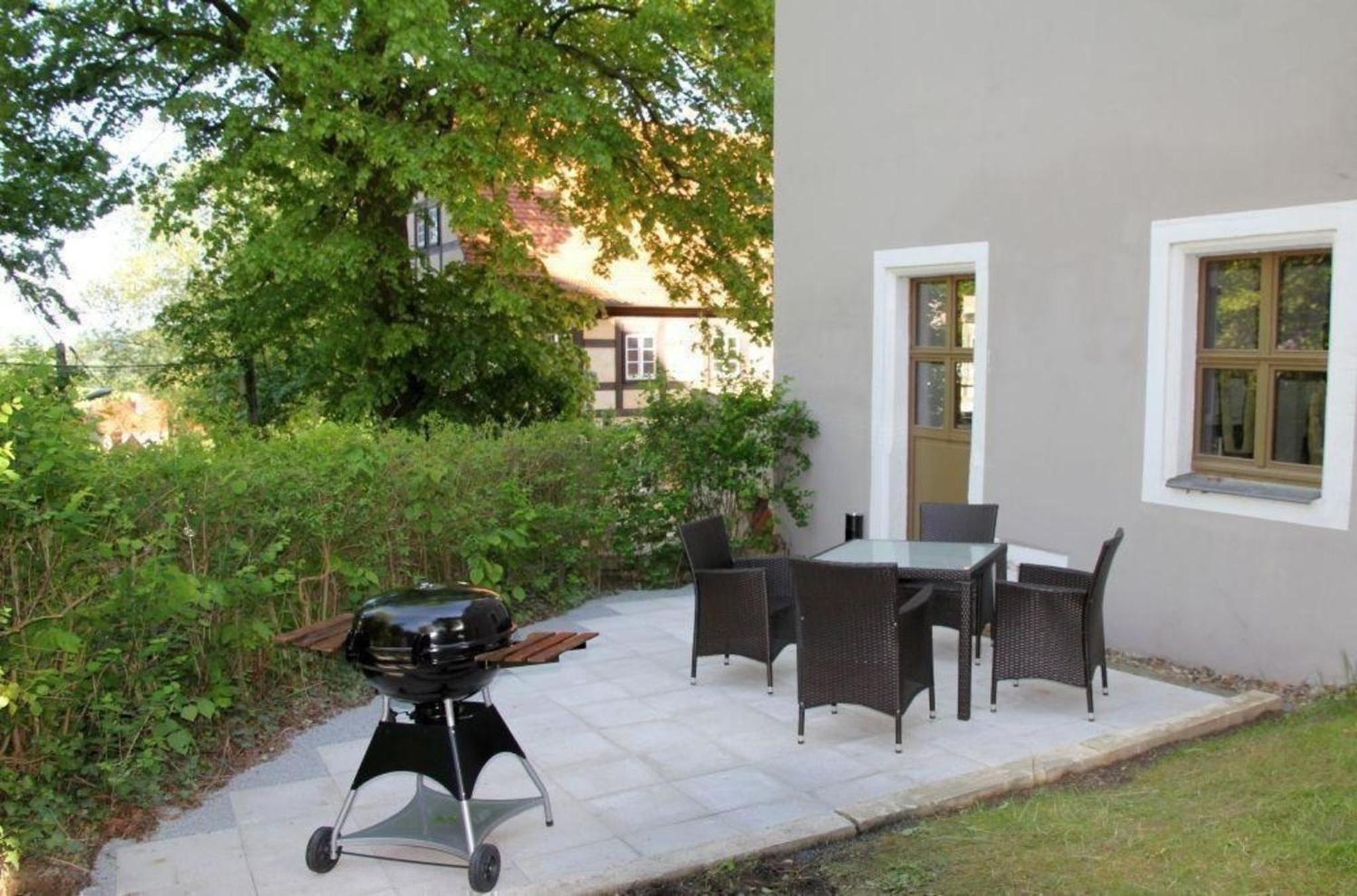 Wohnung in Maxen mit Terrasse, Garten und Grill
