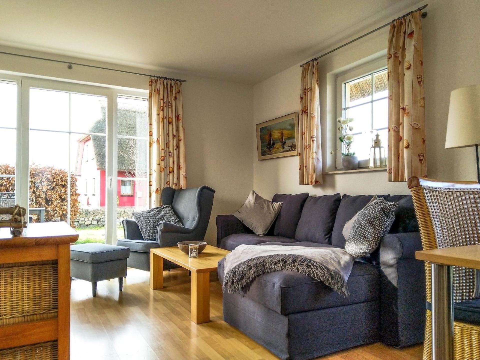 Ferienhaus in Vieregge mit Terrasse und Garten und Wasserblick