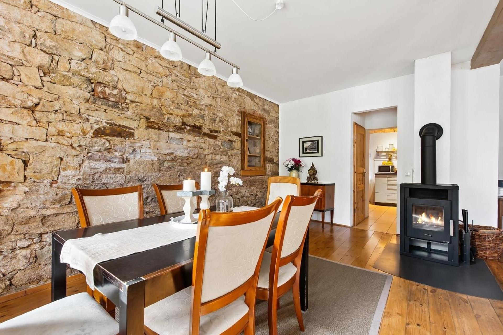 Ferienhaus in Sobrigau mit Garten, Terrasse und Grill