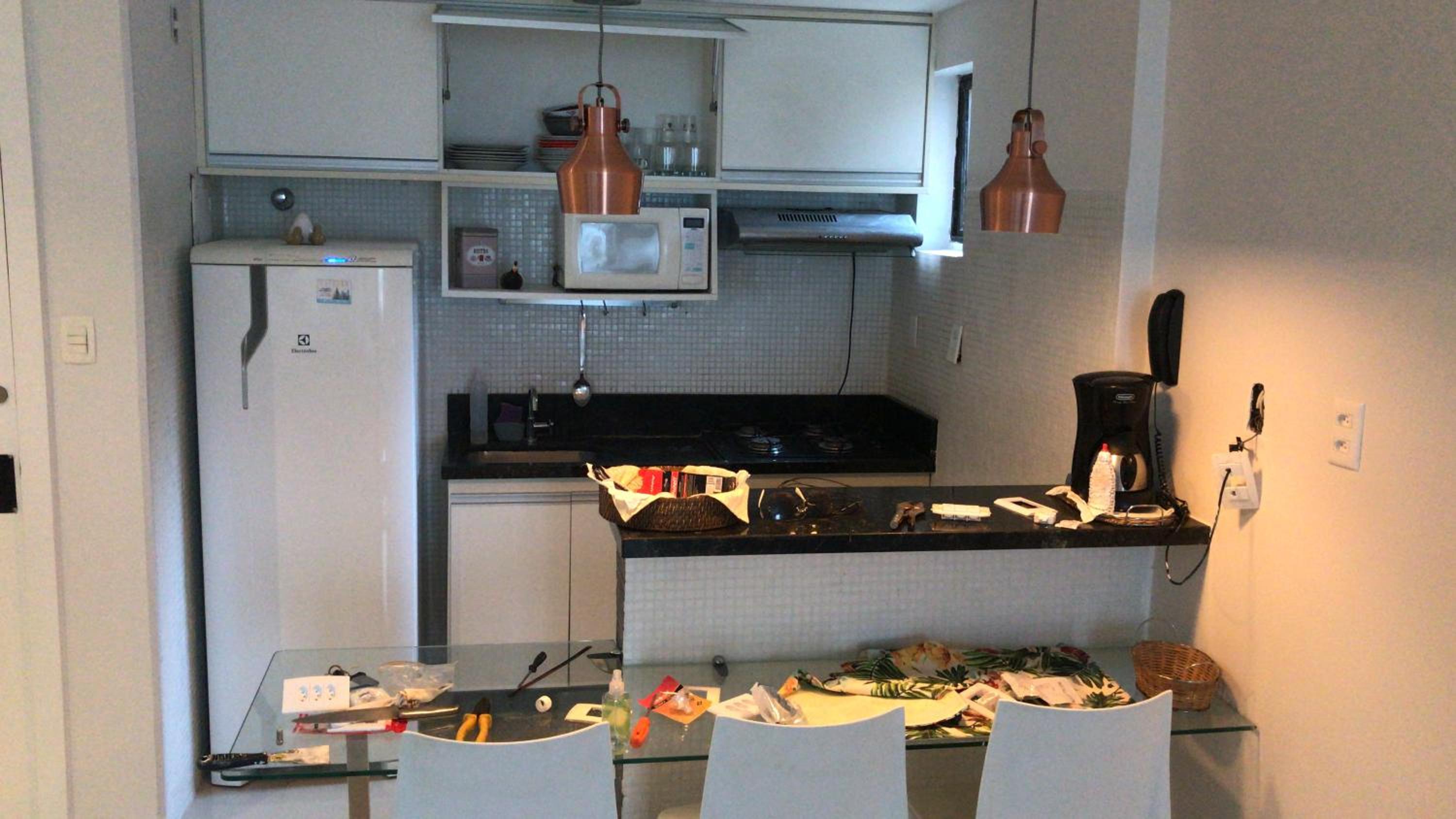 Apartamento ondina circuito carnaval decorado Cama king