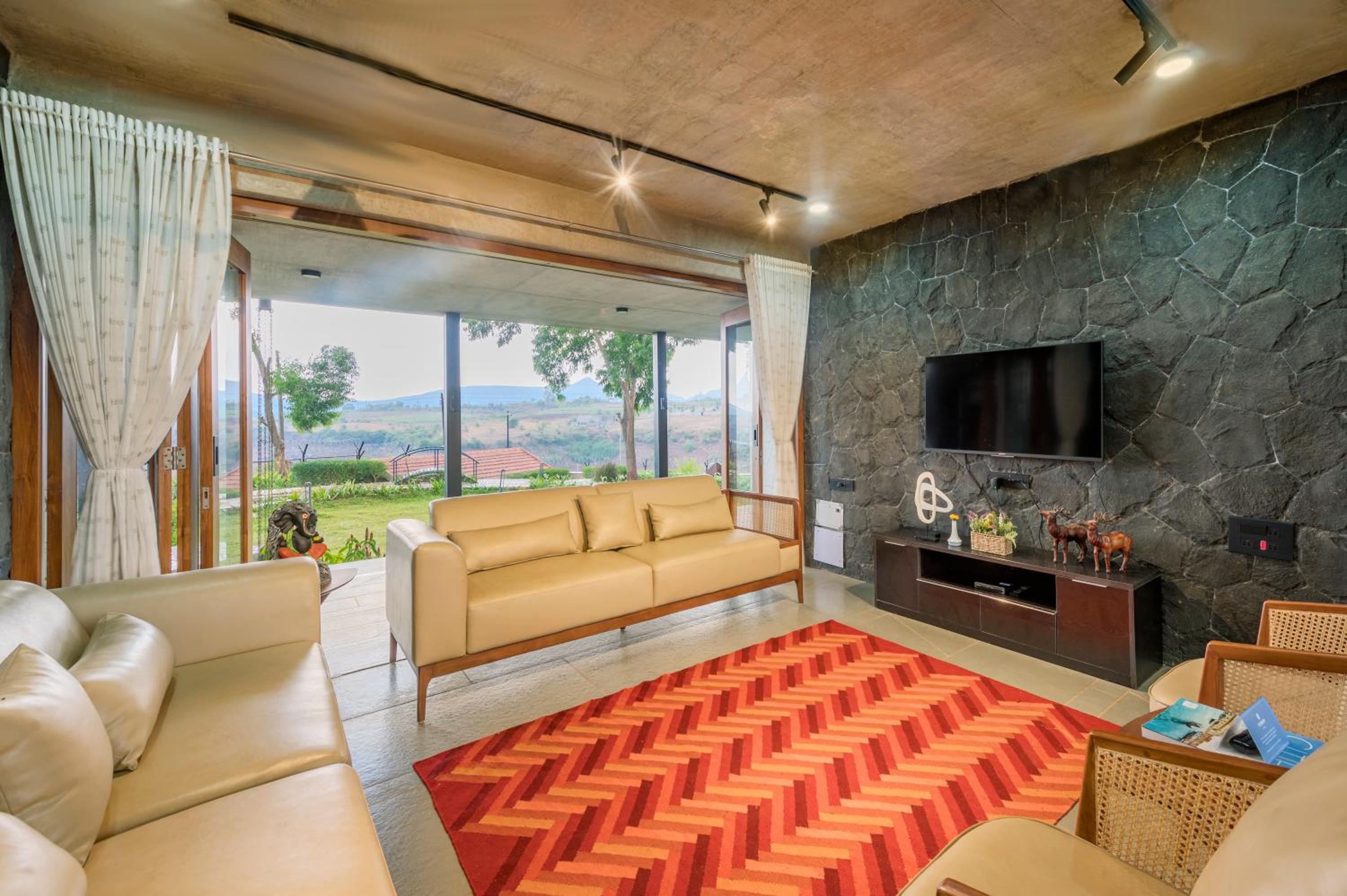 SaffronStays Avni - 2BR Lakeside Villa with Terrace & Bonfire