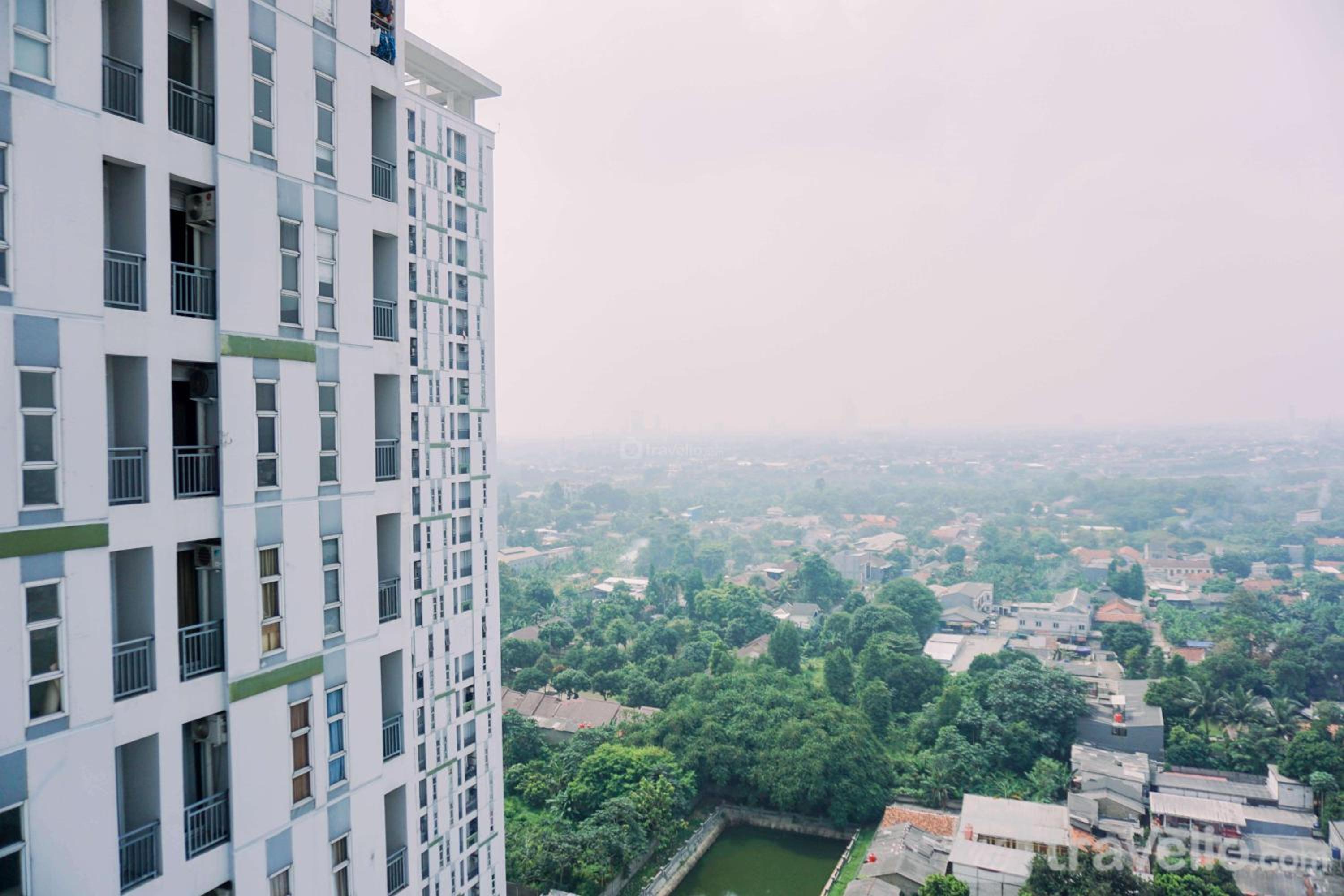 Minimalist Studio at Akasa Pure Living BSD Apartment By Travelio