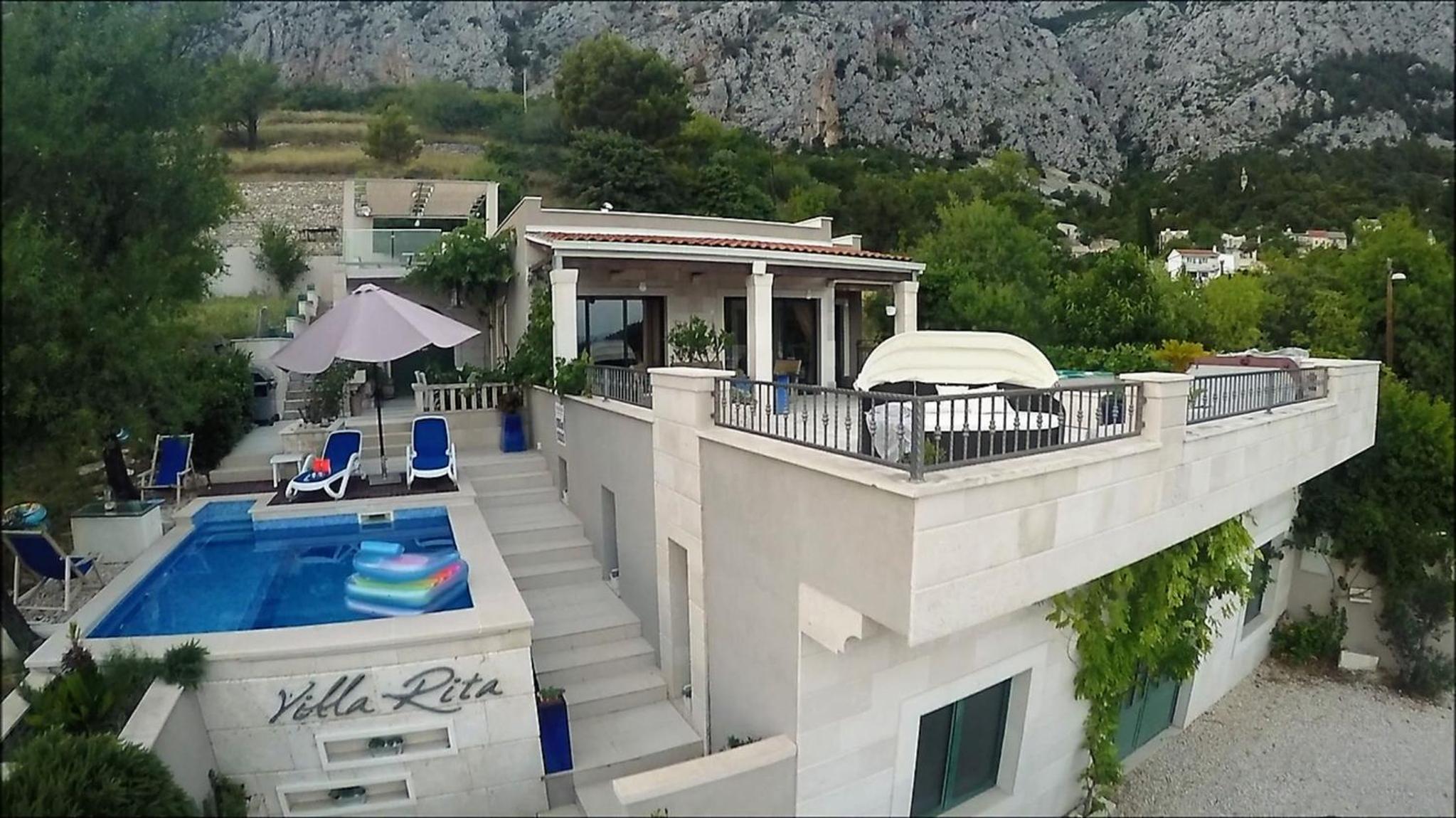 Charmantes Ferienhaus in Makarska mit Meerblick view 3