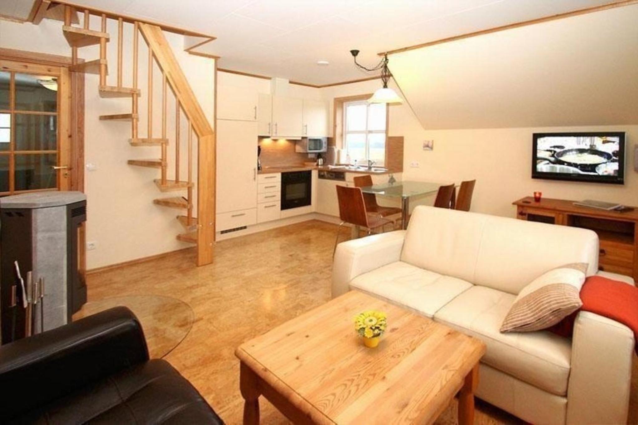 Ferienwohnung mit Balkon für vier Personen und ein Kind