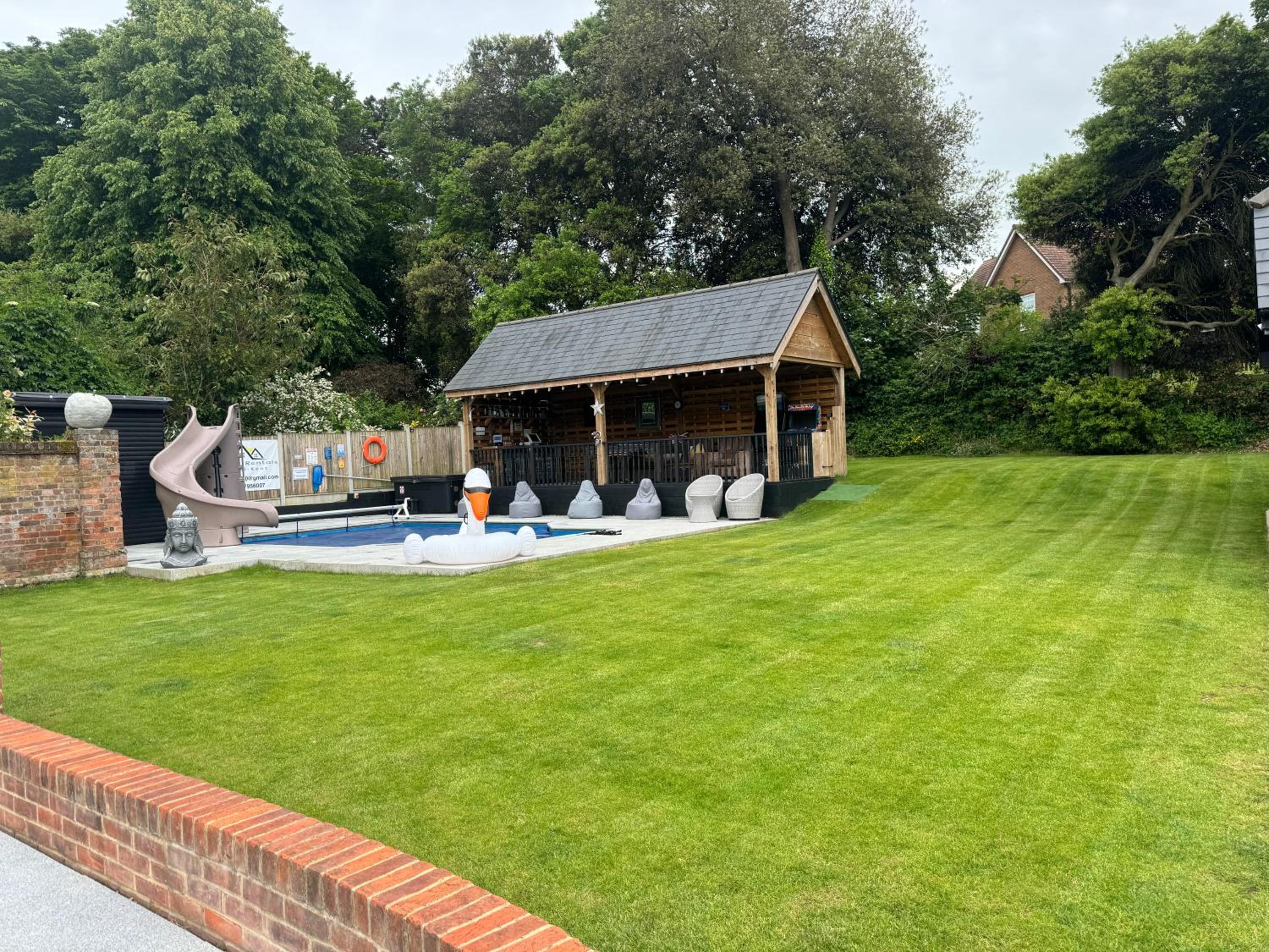 Barn Oasis heated pool Hot Tub, Bar games stay view 2