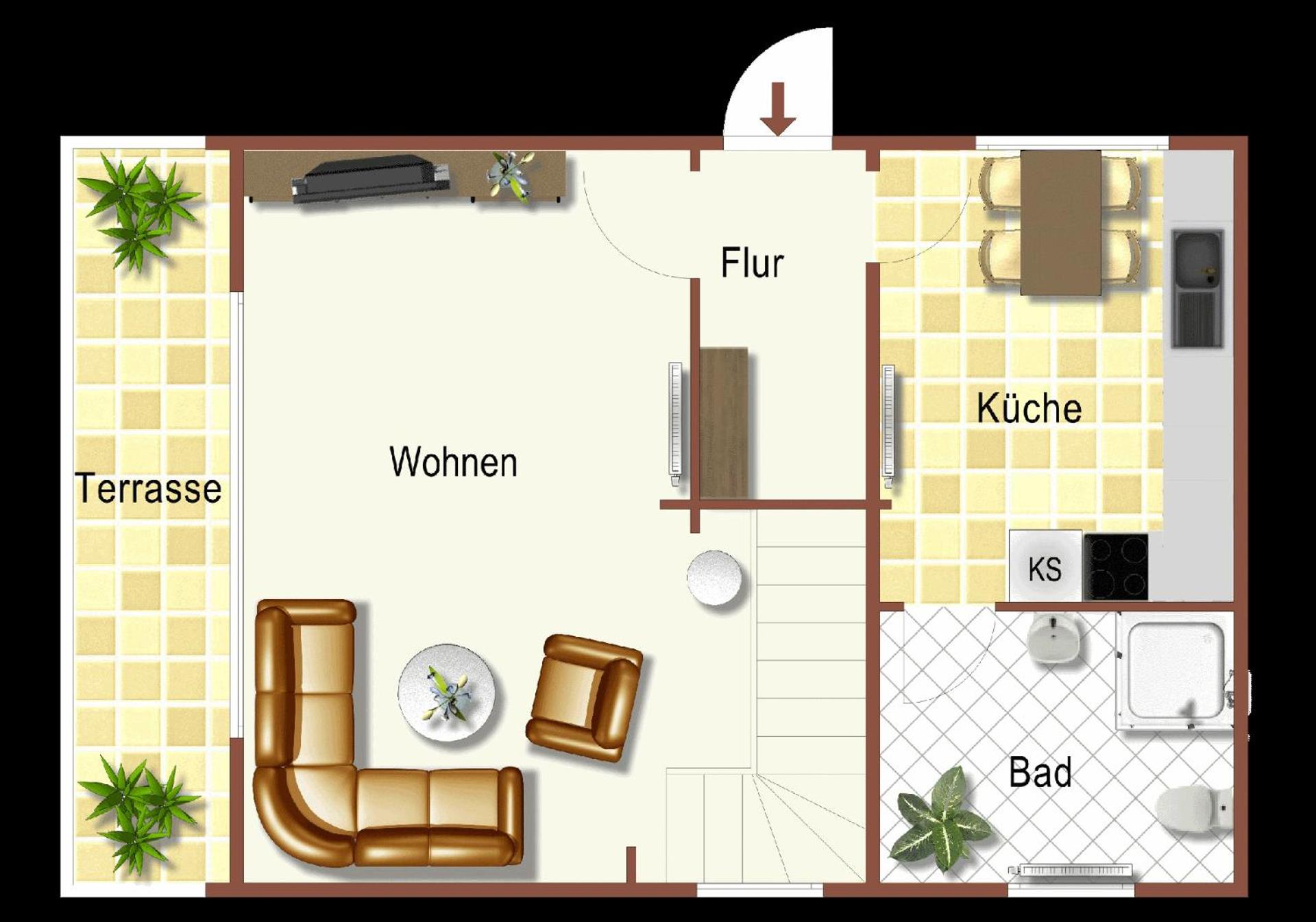 Wunderschönes Ferienhaus in Steina mit Terrasse, Garten und Grill