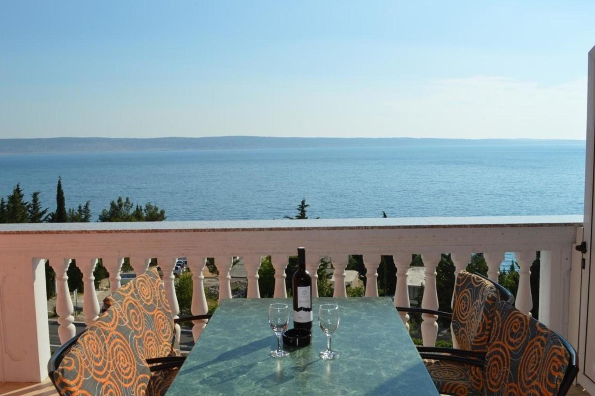 Gemütliches Apartment mit Meerblick vom privaten Balkon view 2