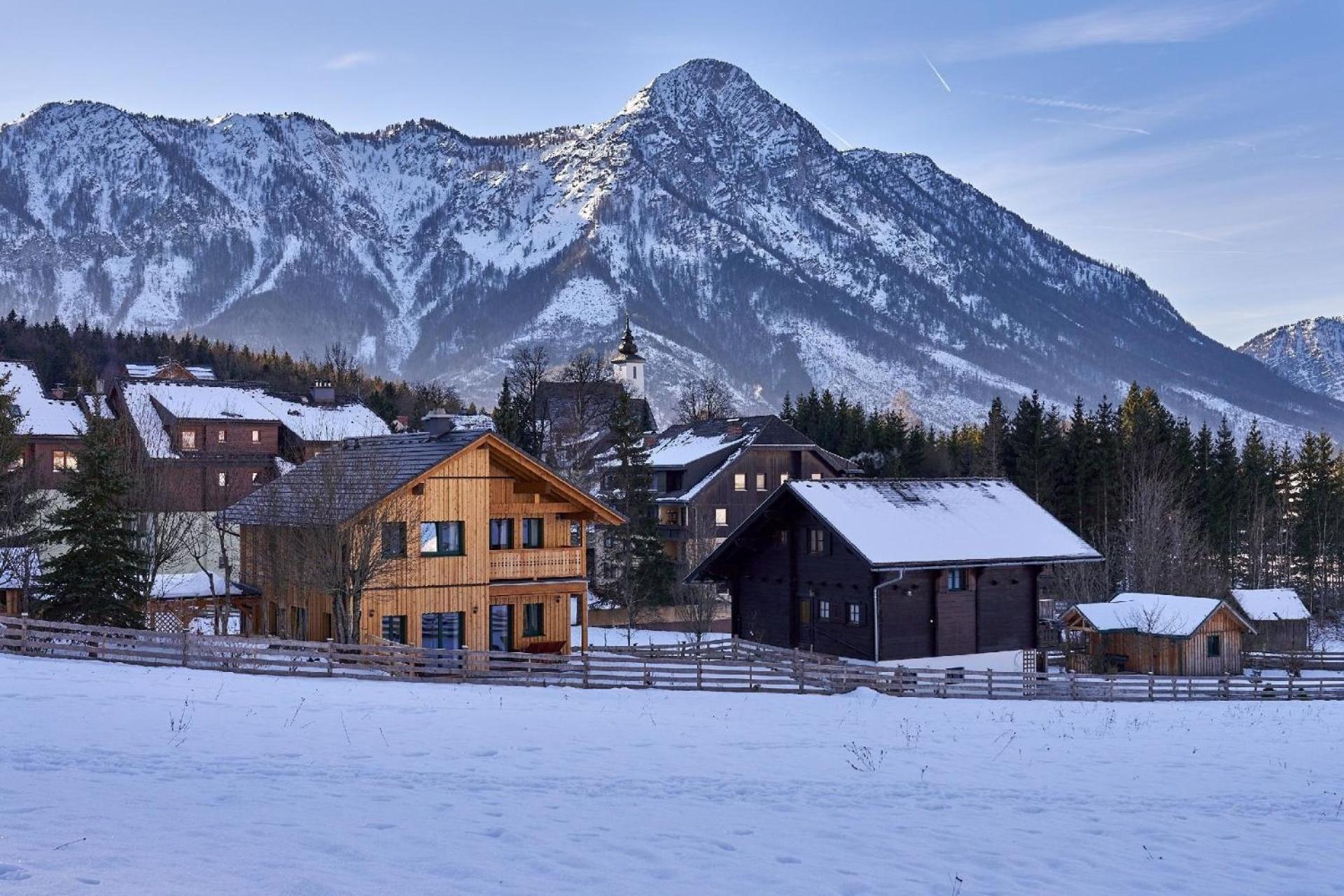 Nette Wohnung in Bad Aussee mit Garten und Grill und Bergblick