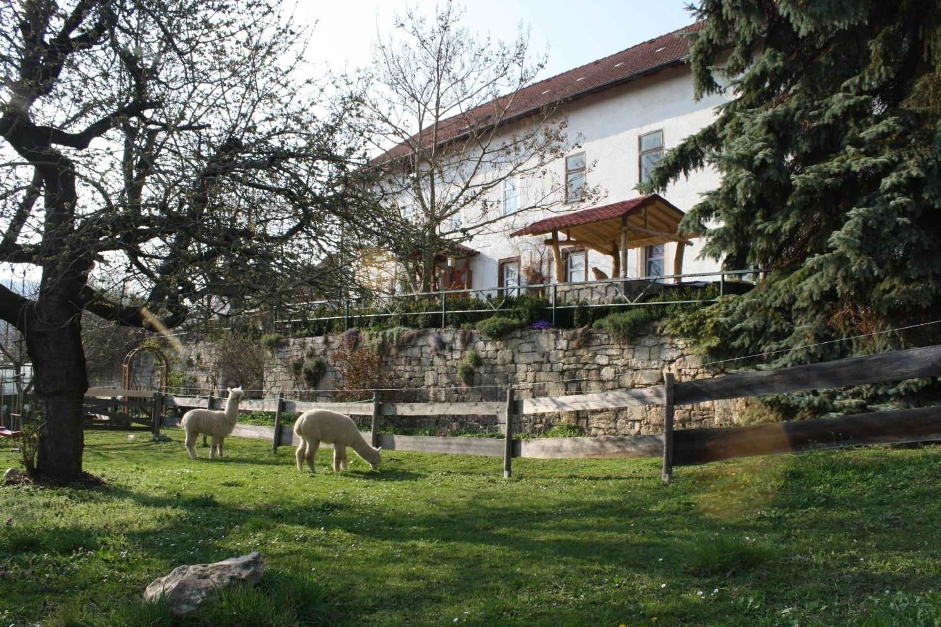 Urlaub auf dem Bauernhof, mit Schlossblick