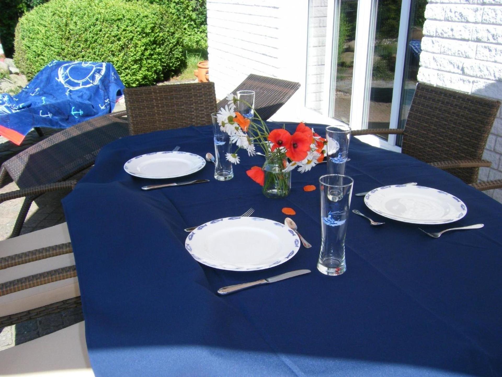 Ferienhaus in Wieck A Darß mit Großer Terrasse