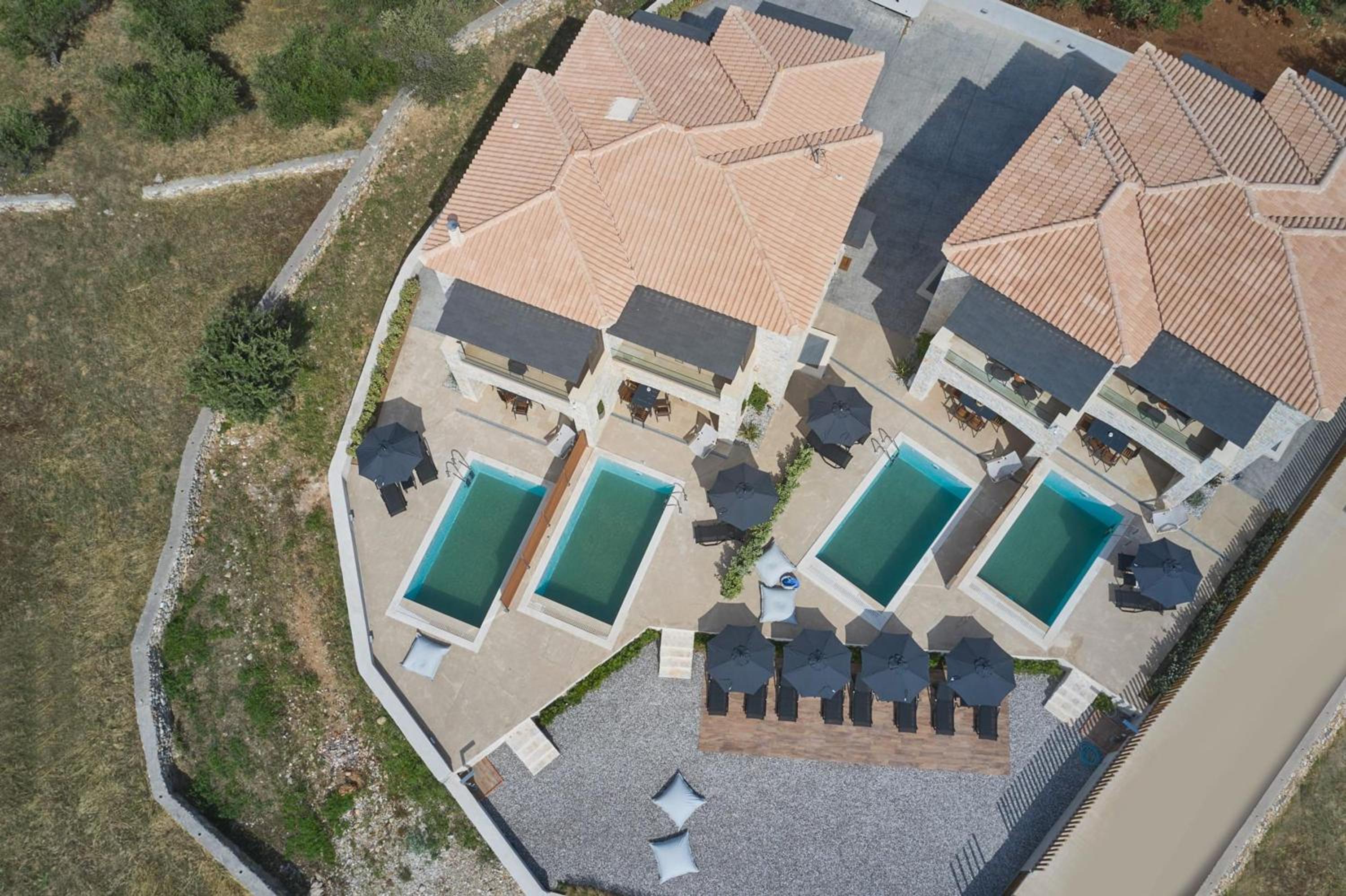 Beachfront Alassa Villas w Private Pools Complex view 3