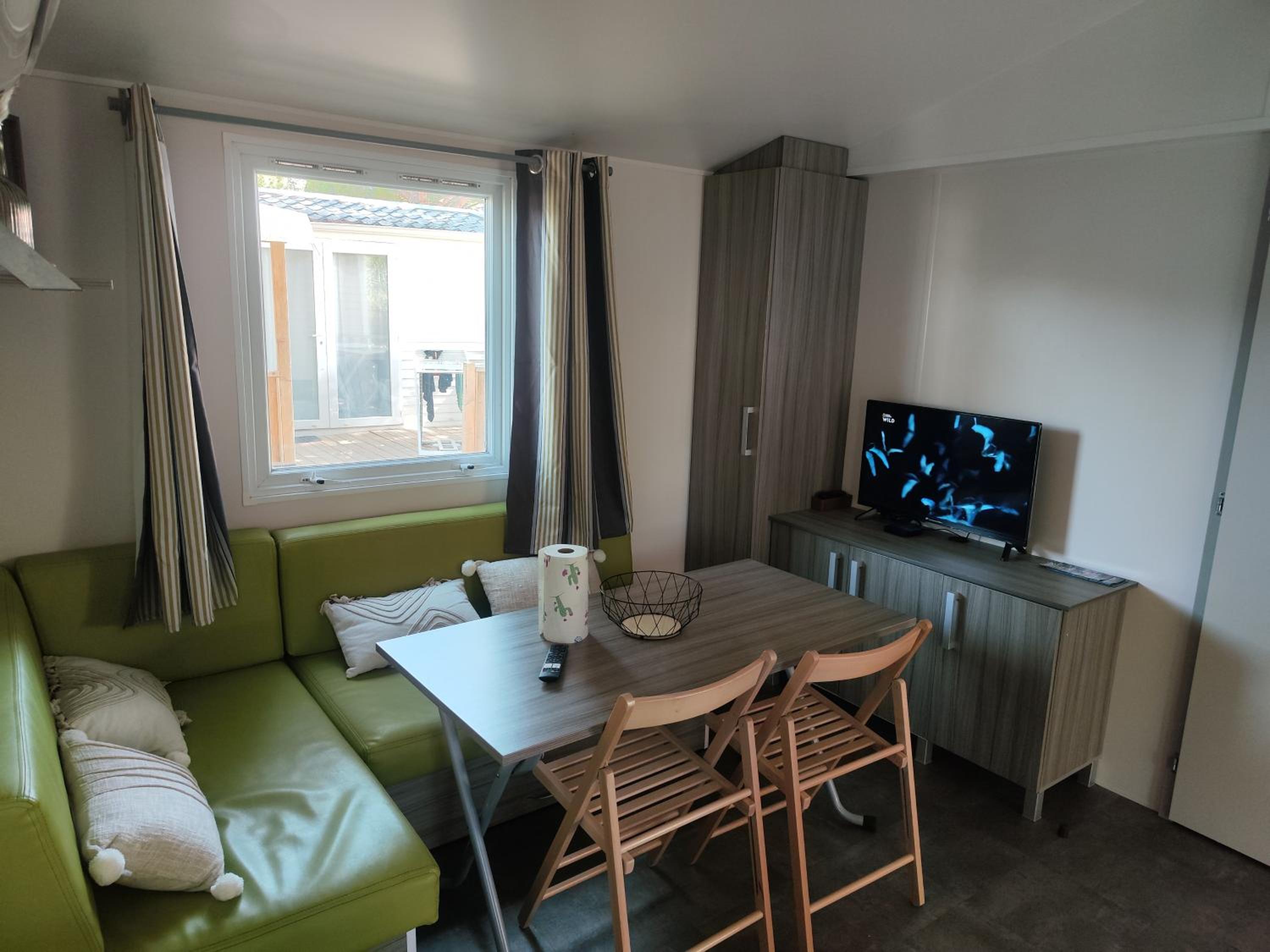 Mobil-home climatisé Plage à 3 min Proche Barcarès Piscine chauffée