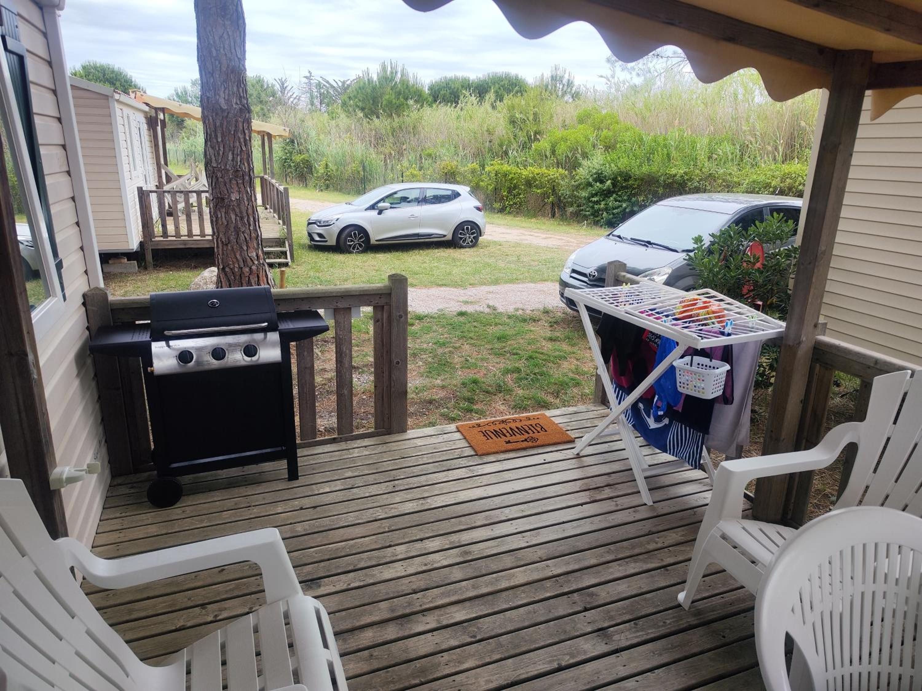 Mobil-home climatisé Plage à 3 min Proche Barcarès Piscine chauffée